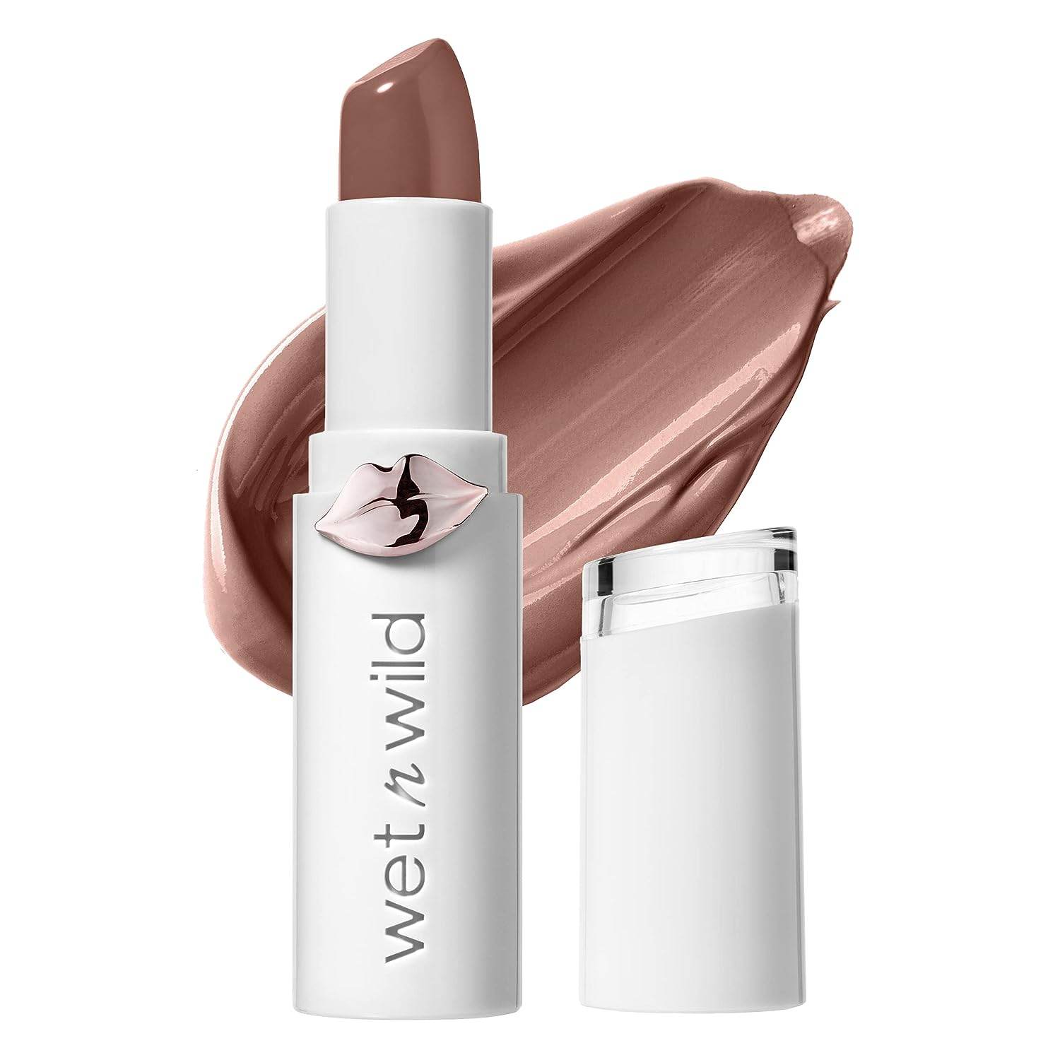 Wet n Wild Lipstick - Mega Last High -Shine Lipstick - Lip Color Makeup - Bright Pink Pinky Ring - Concordia Style Boutique