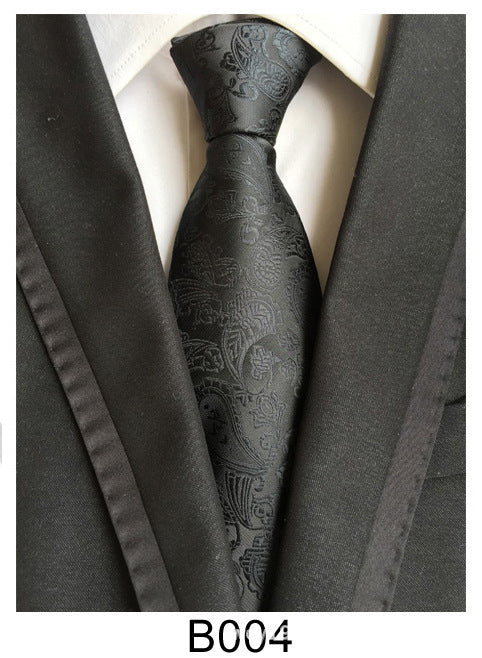 Factory Tie Polyester Jacquard Tie Men's Casual Formal Wear Professional Business Tie Spot Supply