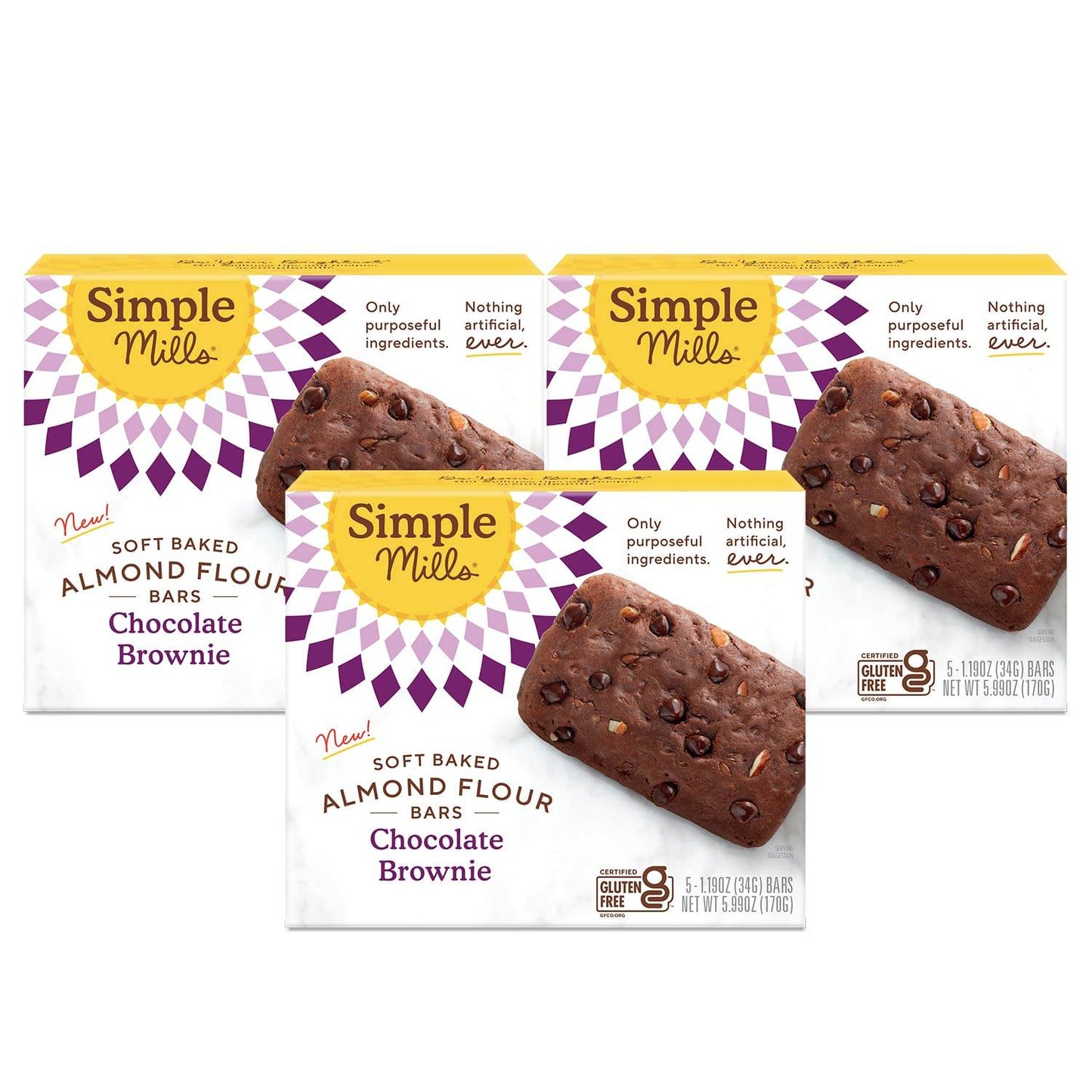 Simple Mills Almond Flour Crunchy Cookies, Chocolate Chip - Gluten Free, Vegan, Healthy Snacks, Made with Organic Coconut Oil, 5.5 Ounce (Pack of 1) - Concordia Style Boutique