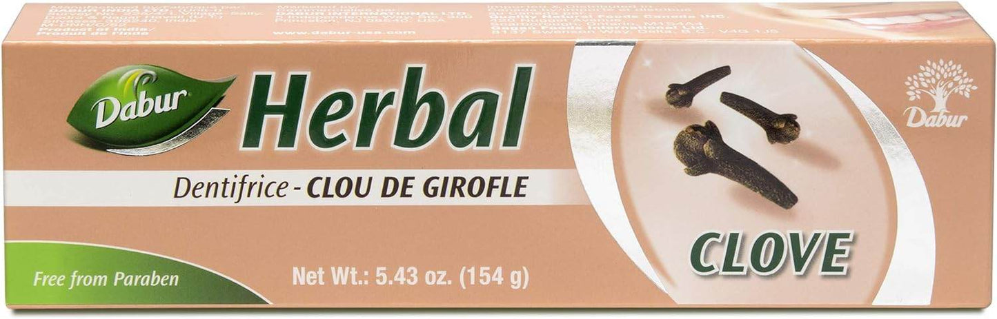 Natural Toothpaste - Refreshing Herbal Care for Oral Health - Promotes Clean, Healthy Teeth and Gums - Elevate Your Oral Hygiene Routine with Smile - Paraben Free - Enriched with Clove - 100 ML - Concordia Style Boutique