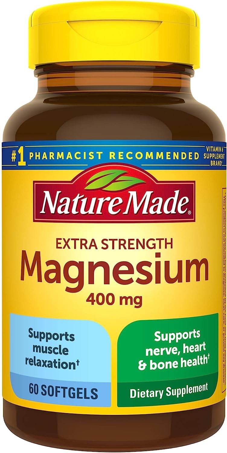Nature Made Extra Strength Magnesium Oxide 400 mg, Dietary Supplement for Muscle Support, 110 Count - Concordia Style Boutique