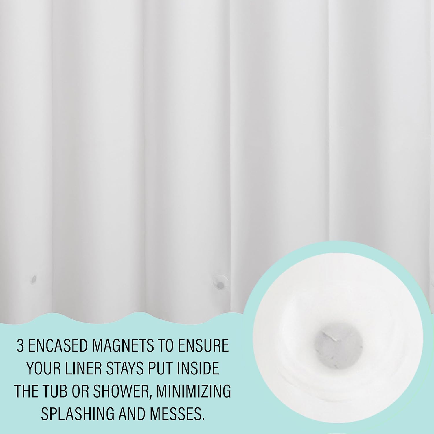 Juliette LaBlanc- Chloride Free -Biodegradable PEVA 72" x 72" Peva Shower Curtain Liner, Clear - Premium Shower Curtain Liner from Juliette LaBlanc - Just $16.97! Shop now at Concordia Style Boutique