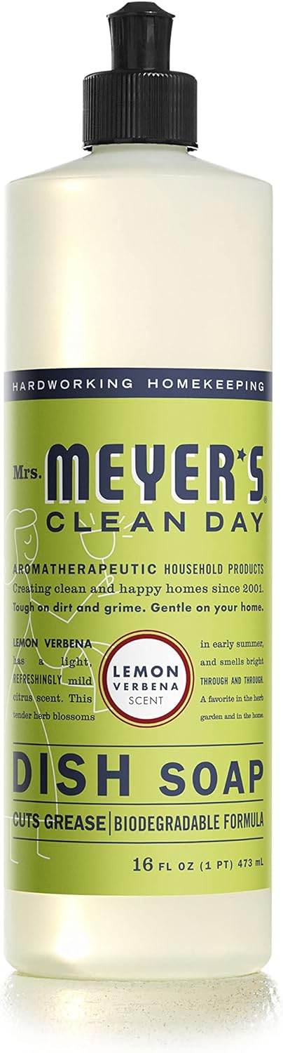 Liquid Dish Soap, Biodegradable Formula, Lemon Verbena, 16 fl. oz - Concordia Style Boutique
