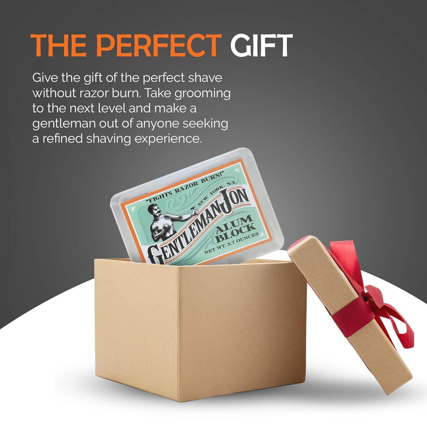 3.7 Ounce Alum Block in Plastic Case | Upgrade Your Shave - Soothing Aftershave Solution for Shaving Razor Burn Relief - Travel Friendly Durable Plastic Case Included - Concordia Style Boutique