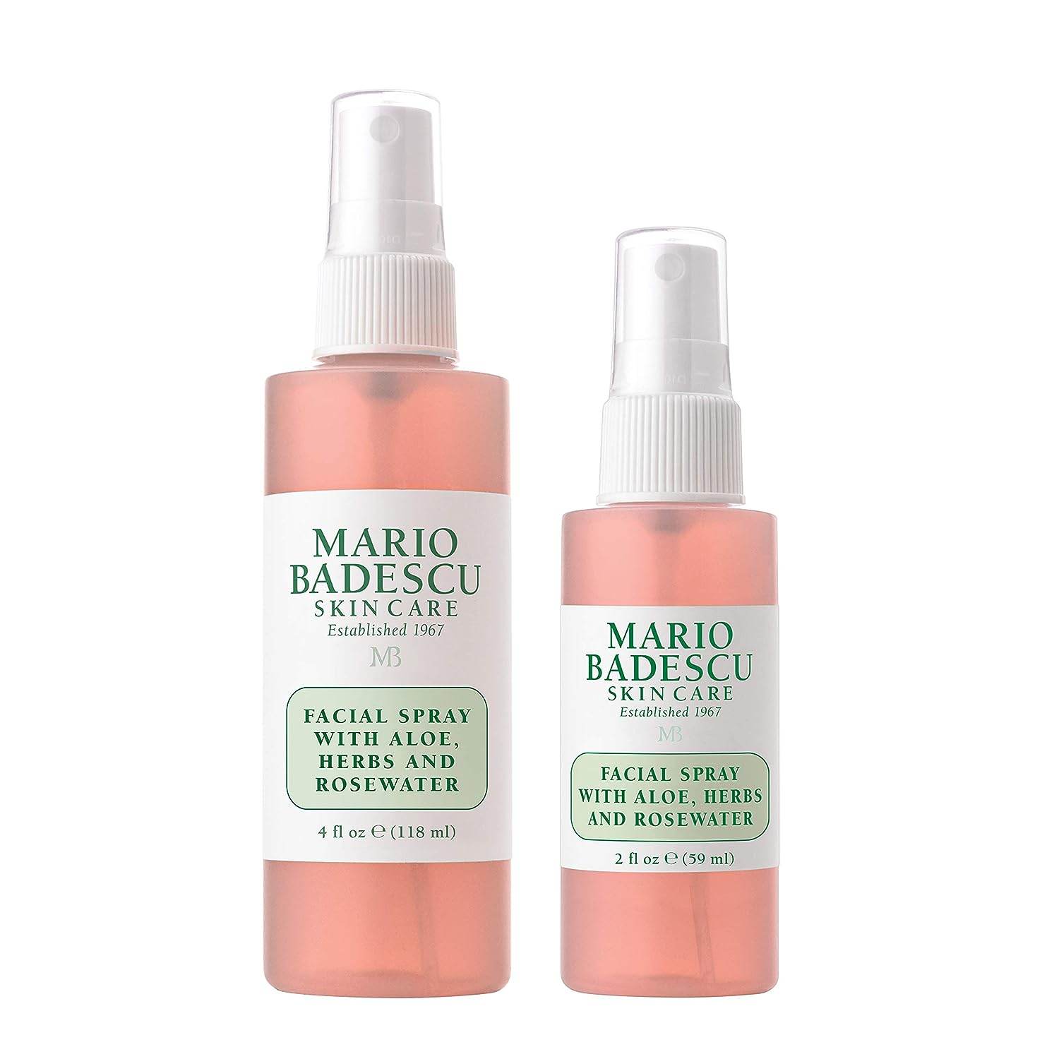Mario Badescu Facial Spray with Aloe, Herbs and Rose Water for All Skin Types, Face Mist that Hydrates, Rejuvenates & Clarifies - Concordia Style Boutique
