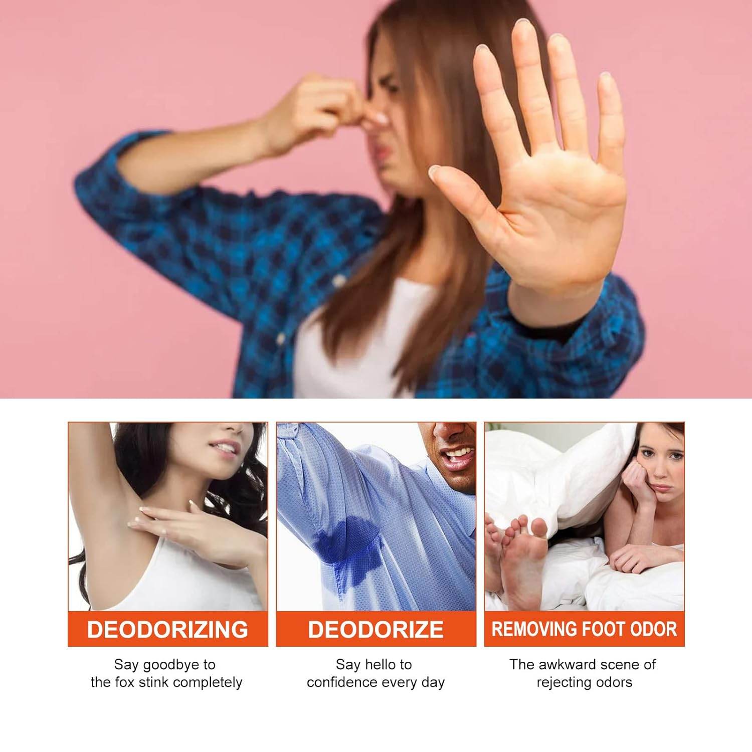 Essentials Deodorant- Orange Citrus- Solid Oval - Made with Natural Deodorizers Whole Body Deodorant - Invisible Cream Stick - 72 Hour Odor Control - Aluminum Free Baking Soda Free Skin Safe - Concordia Style Boutique