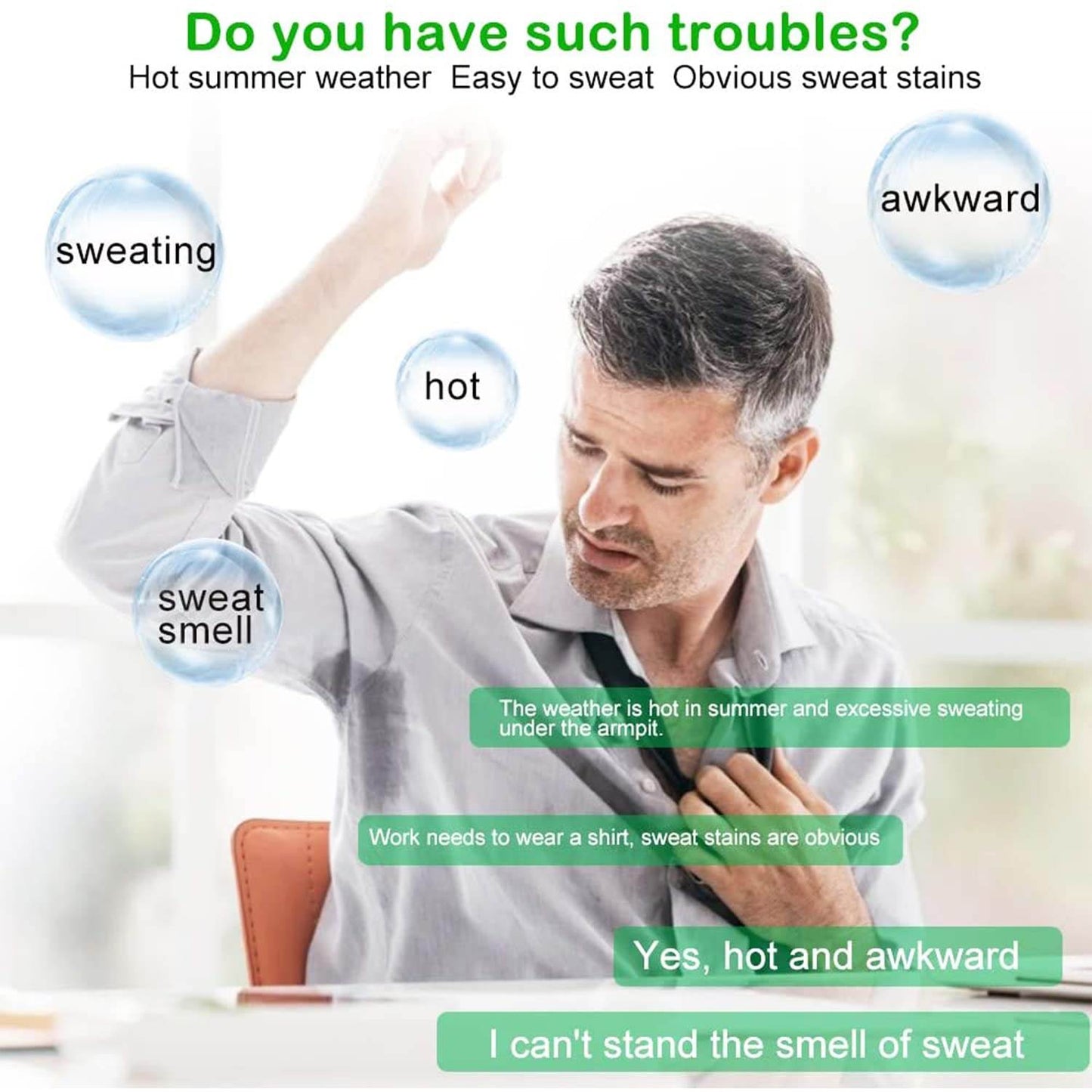 Underarm Sweat Pads,Disposable Underarm Shields Pads for Women Men(50Pcs) - Concordia Style Boutique