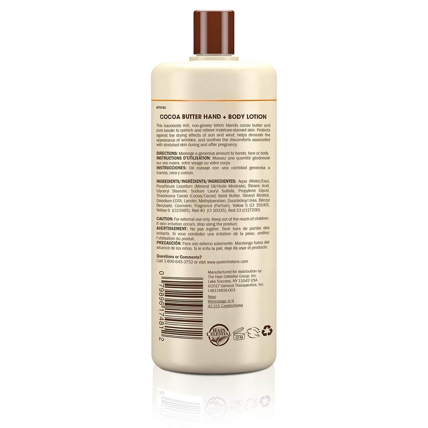 Cocoa Butter Hand & Body Lotion, 32 Oz (Packaging May Vary) - Concordia Style Boutique