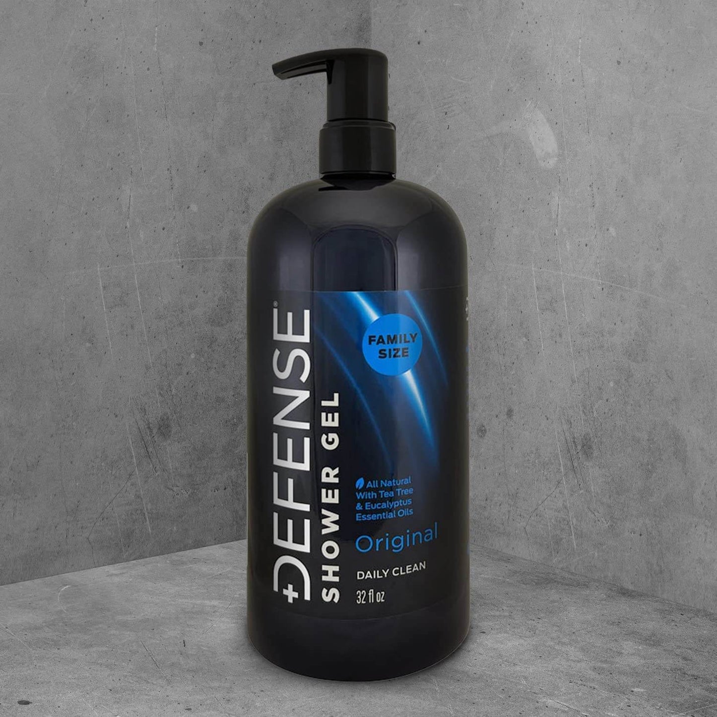 Defense Soap Organic Tea Tree Body Wash | All Natural Shower Gel with Tea Tree Oil, Eucalyptus Oil, and Aloe Vera. Wrestling Inspired, For All Mens & Womens Skin Types. 32 oz - Concordia Style Boutique