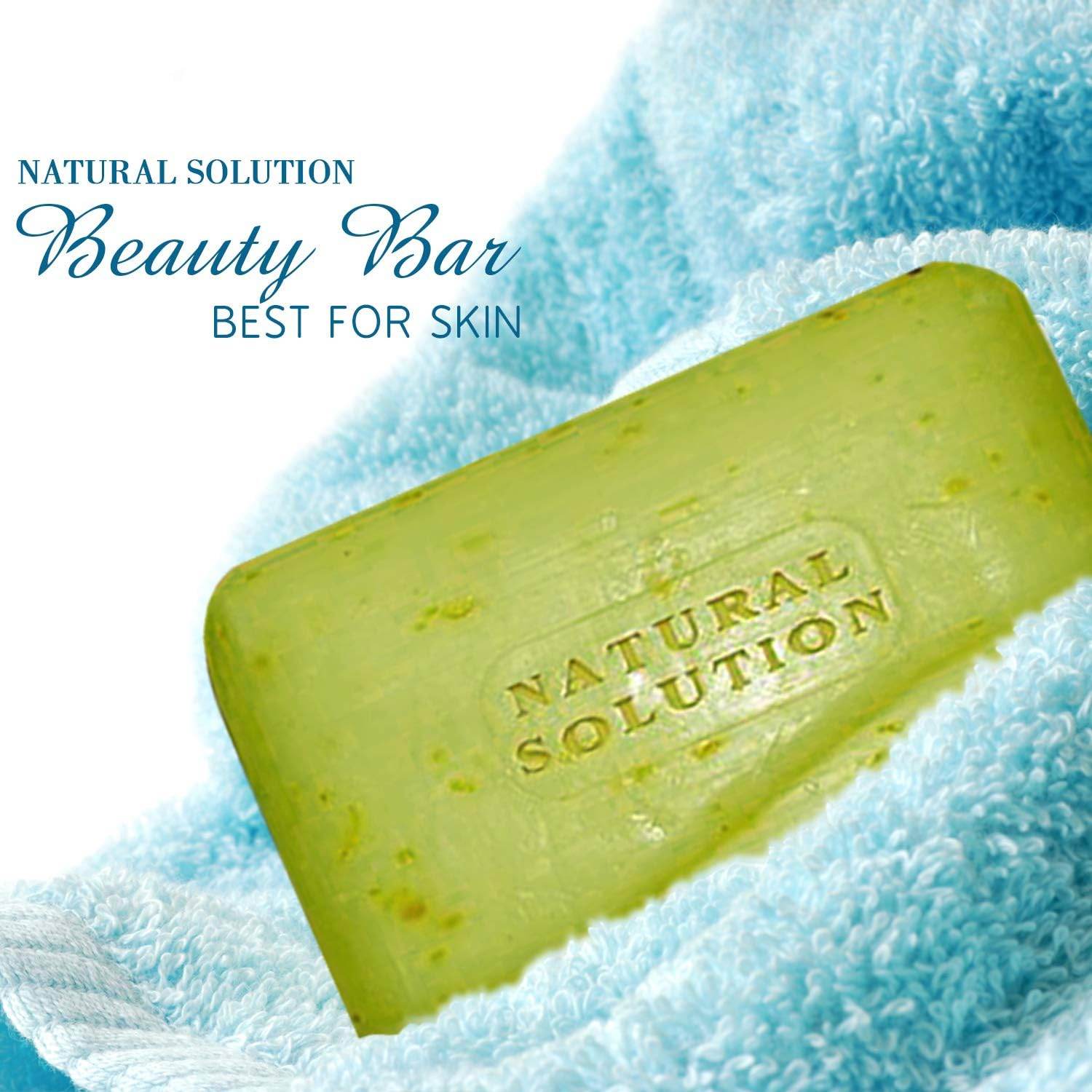 Natural Solution Himalayan Pink Salt Bath, Green Tea Soap Bar (6-Pack), Olive Oil & Green Tea Soap Bar (6-Pack) - Concordia Style Boutique