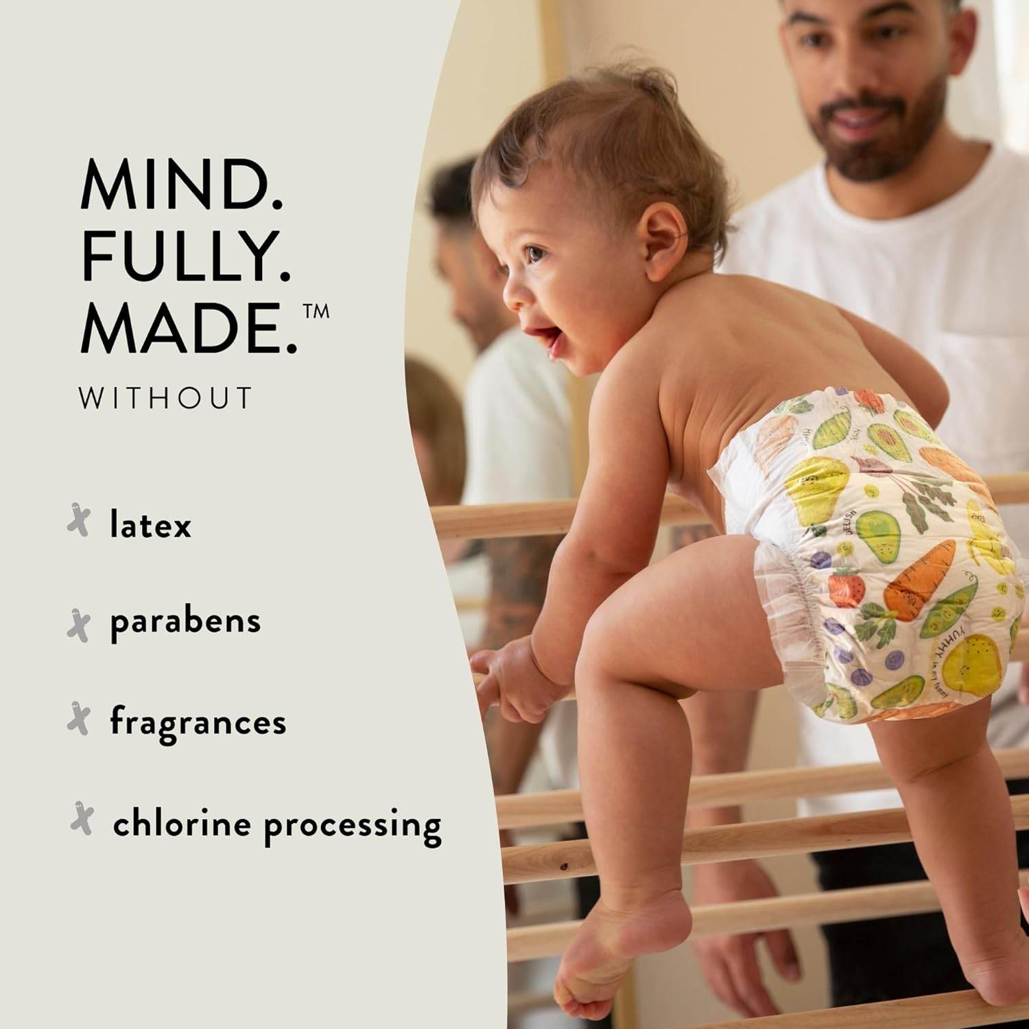 The Honest Company Clean Conscious Diapers | Plant-Based, Sustainable | Above It All + Pandas | Club Box, Size Newborn, 76 Count - Concordia Style Boutique