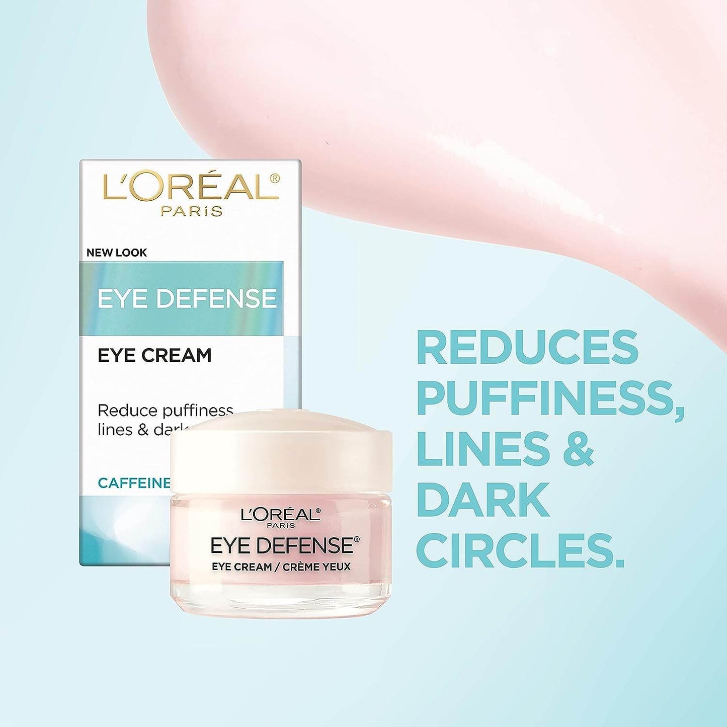 L'Oreal Paris Dermo-Expertise Eye Defense Eye Cream with Caffeine and Hyaluronic Acid 0.5 oz - Concordia Style Boutique