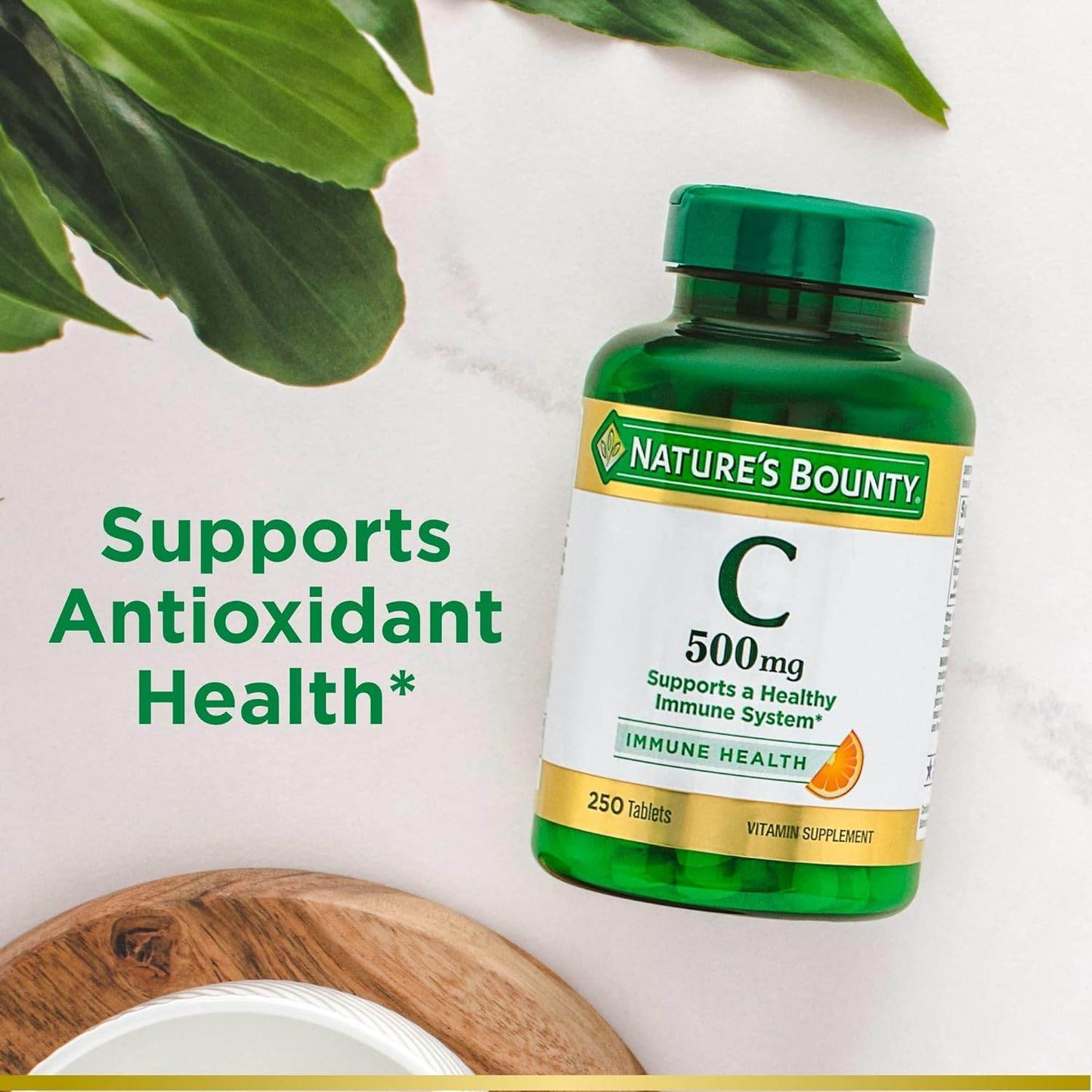 Nature's Bounty Vitamin C, Immune Support, Tablets, 500mg, 250 Ct - Concordia Style Boutique