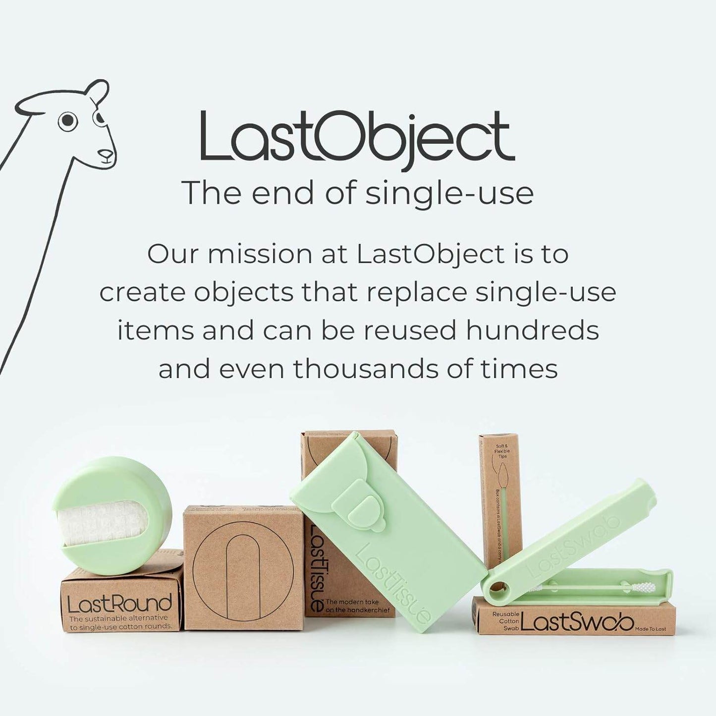 LastSwab® Reusable Cotton Swabs for Ear Cleaning - The Sustainable and Sanitary Alternative to Single-Use Q Tips - Zero Waste and Easy to Clean - Comes with a Convenient Travel Case Holder - Black - Concordia Style Boutique