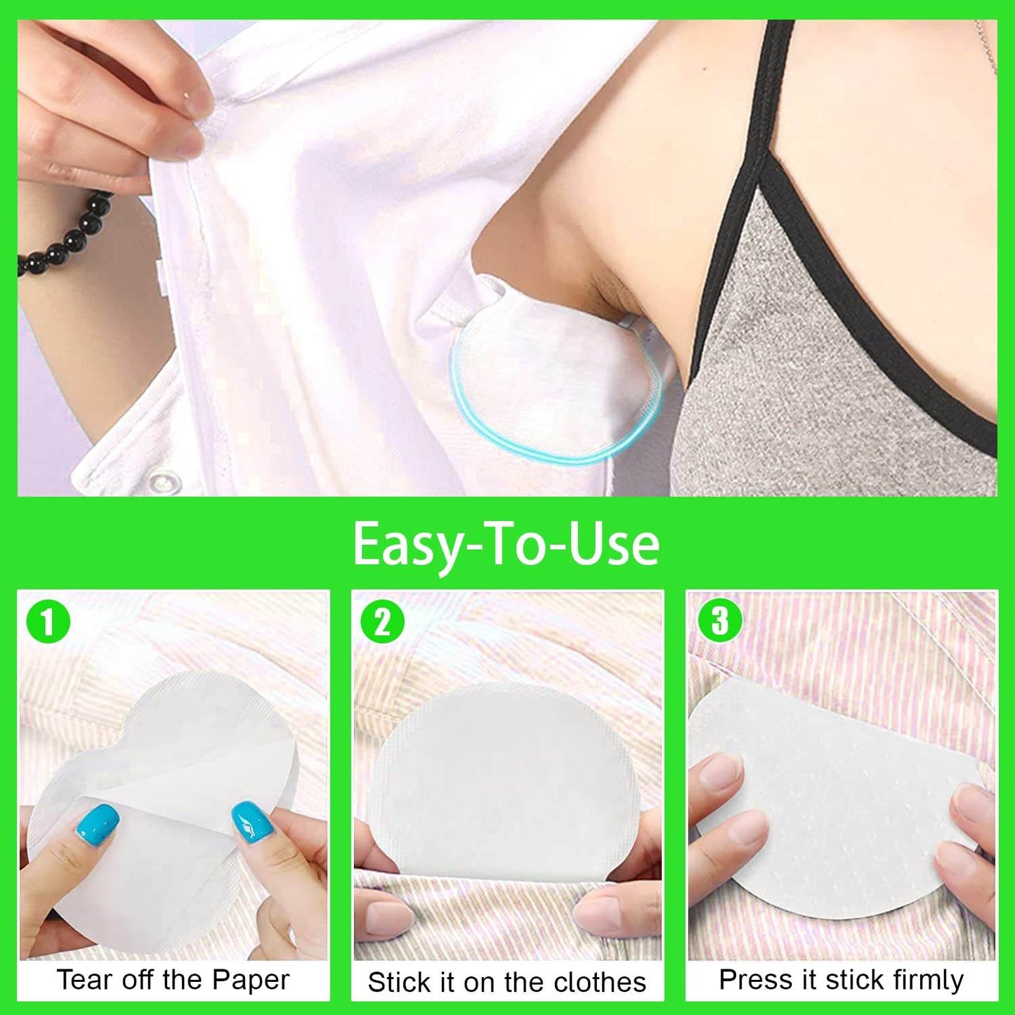 Underarm Sweat Pads,Disposable Underarm Shields Pads for Women Men(50Pcs) - Concordia Style Boutique