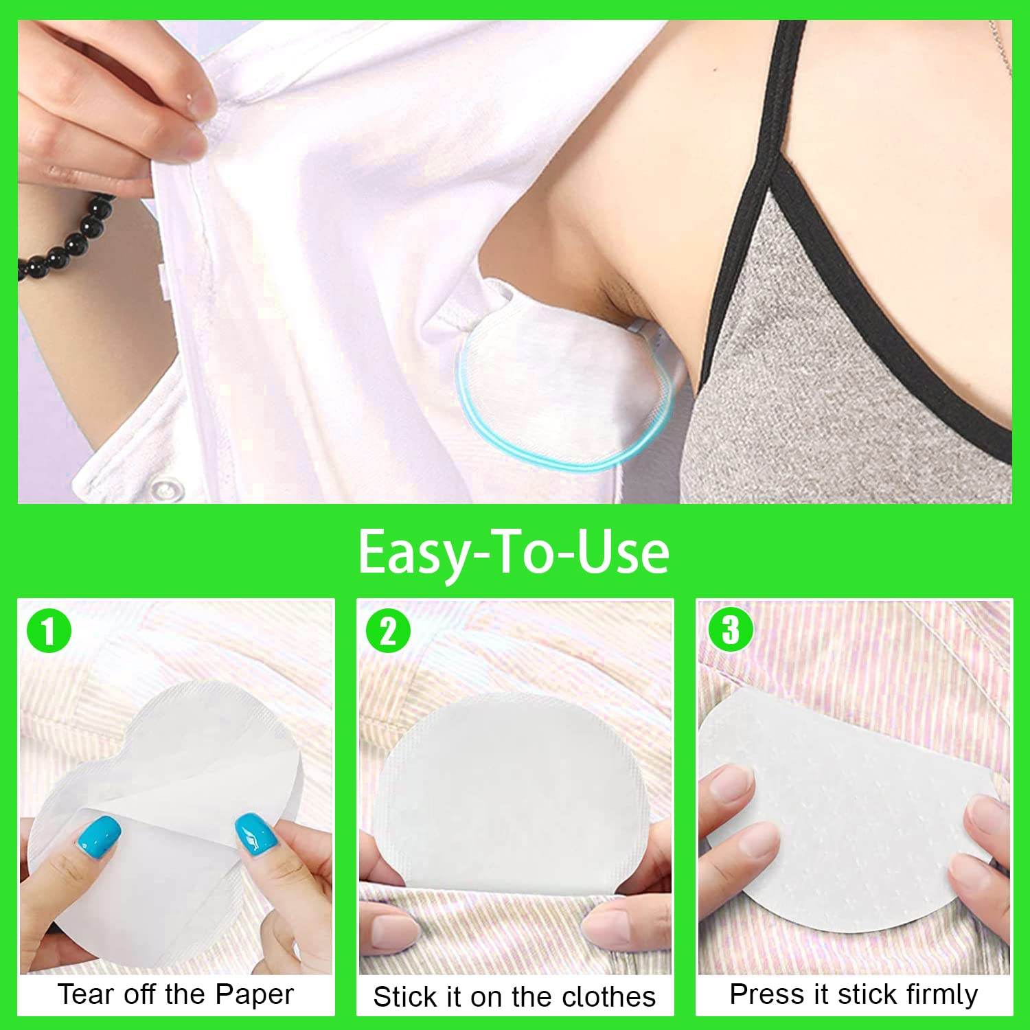 Underarm Sweat Pads,Disposable Underarm Shields Pads for Women Men(50Pcs) - Concordia Style Boutique