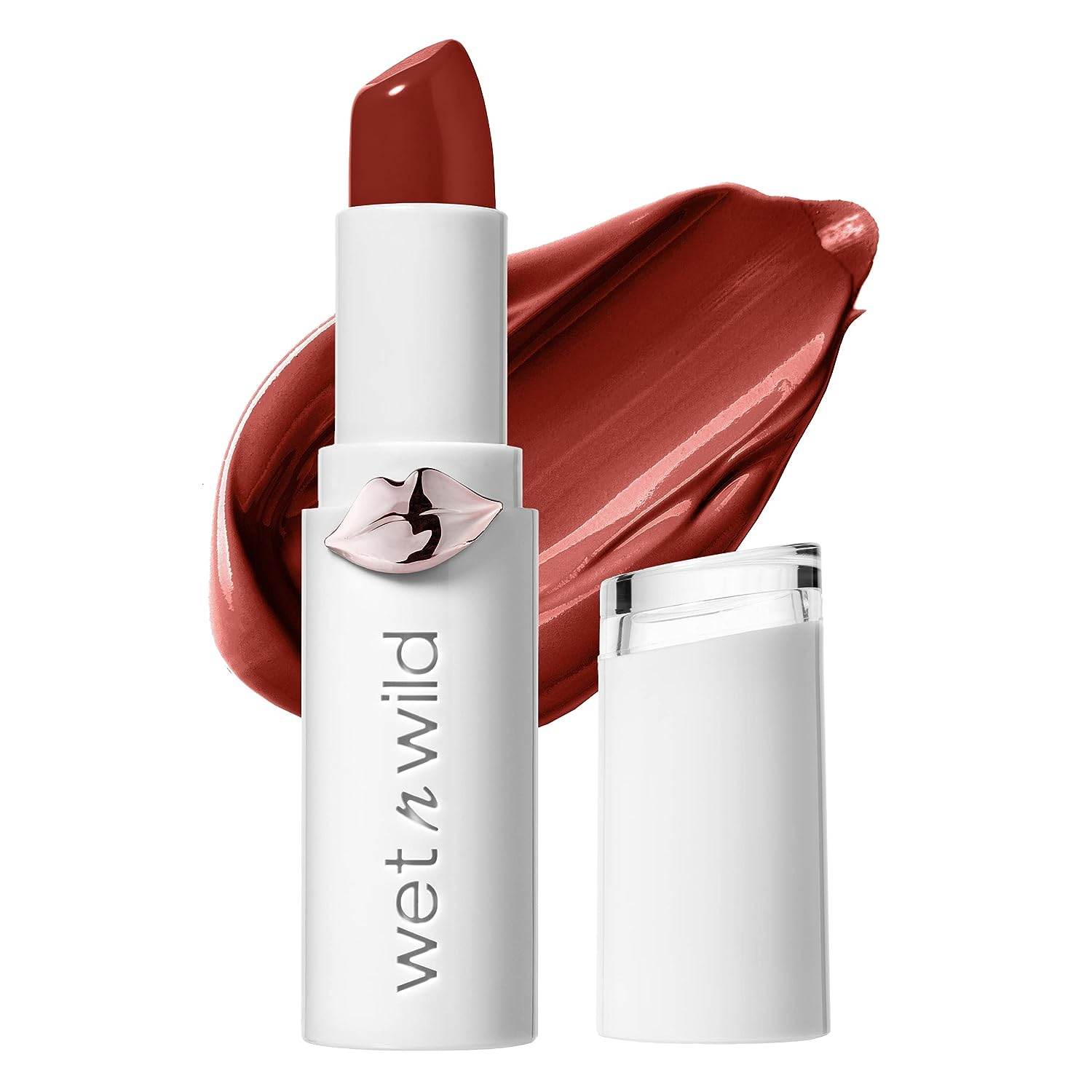 Wet n Wild Lipstick - Mega Last High -Shine Lipstick - Lip Color Makeup - Bright Pink Pinky Ring - Concordia Style Boutique