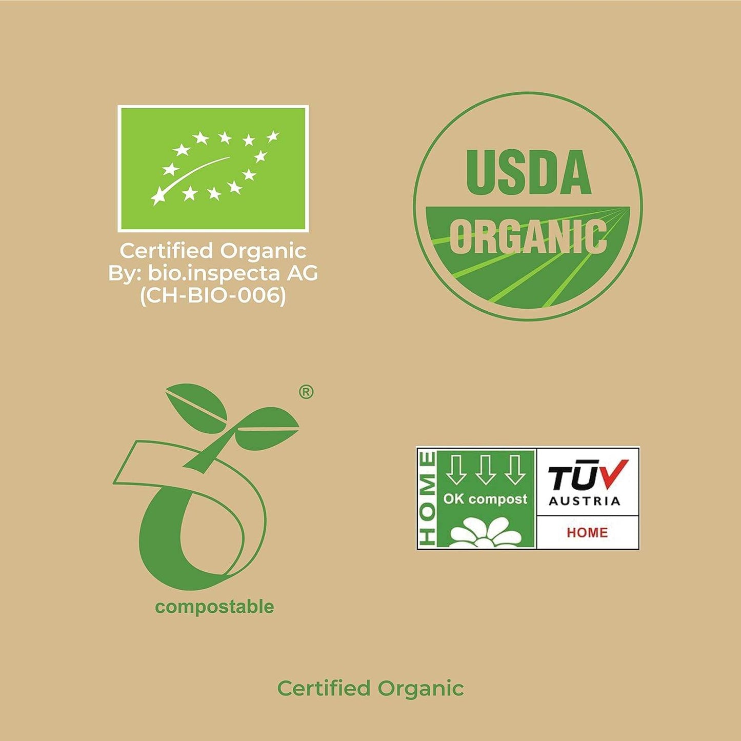 La Natura Organic Espresso Intenso Coffee Pods - Dark Roast Arabica Coffee Capsules for Nespresso Original Line Machines - Compostable Capsules, Aluminum-Free - Single-Serve Pods (10 Count) - Concordia Style Boutique