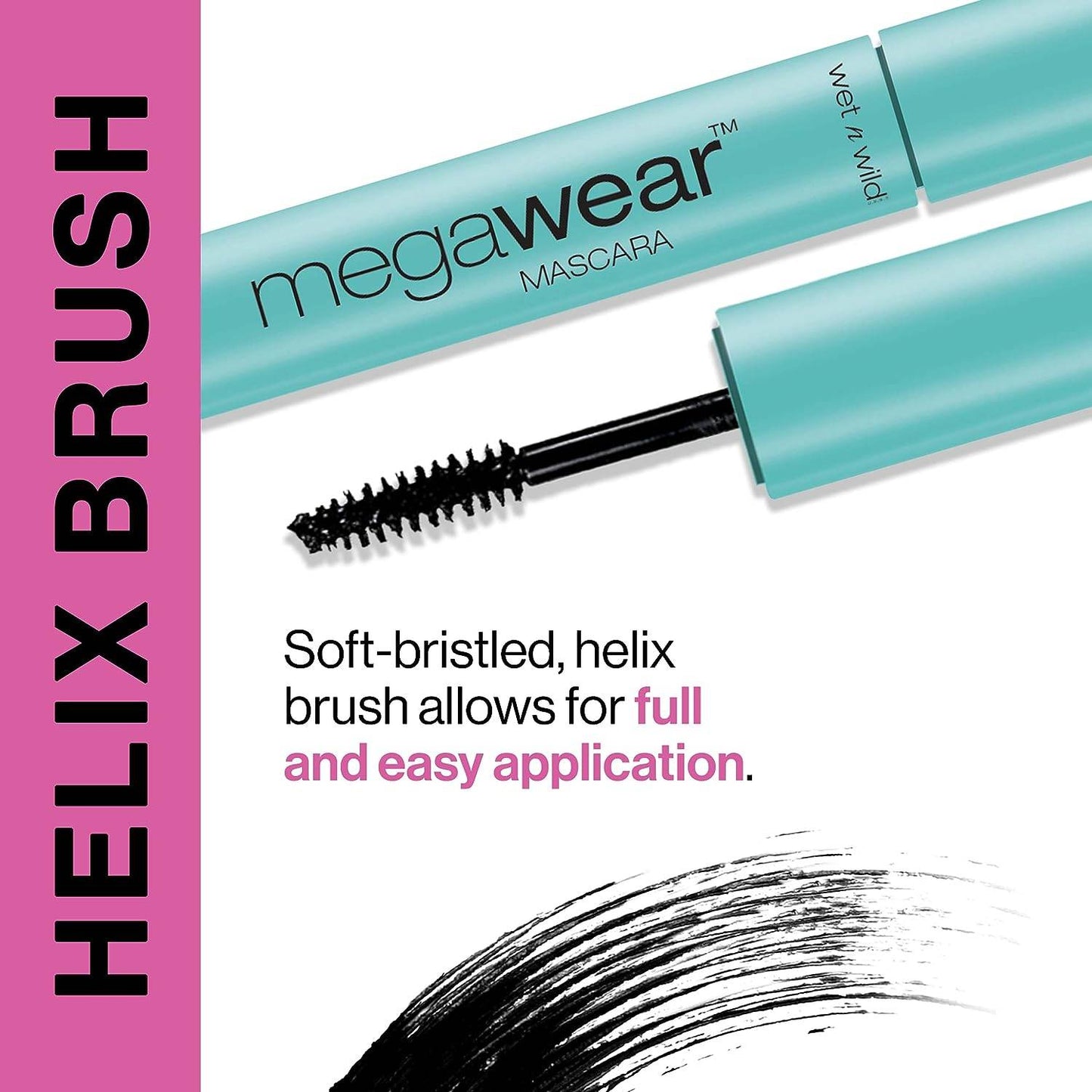 Wet n Wild Enhance and Define Megawear Mascara, Black, 1 Oz, 0.24 Fl Oz (Pack of 1) (C136) - Concordia Style Boutique