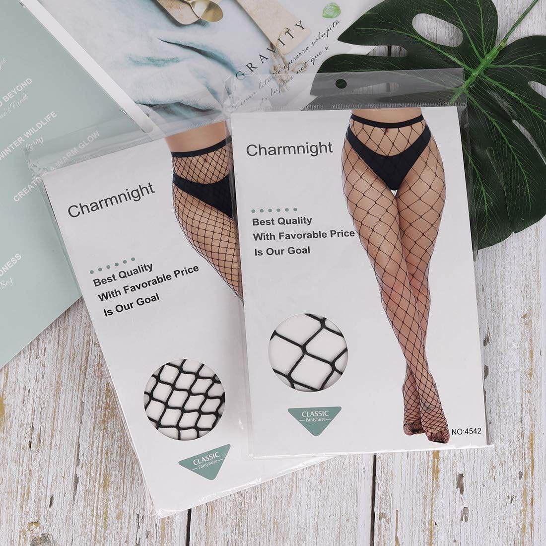 Women's High Waist Tights Fishnet Stockings Thigh High Pantyhose - Concordia Style Boutique