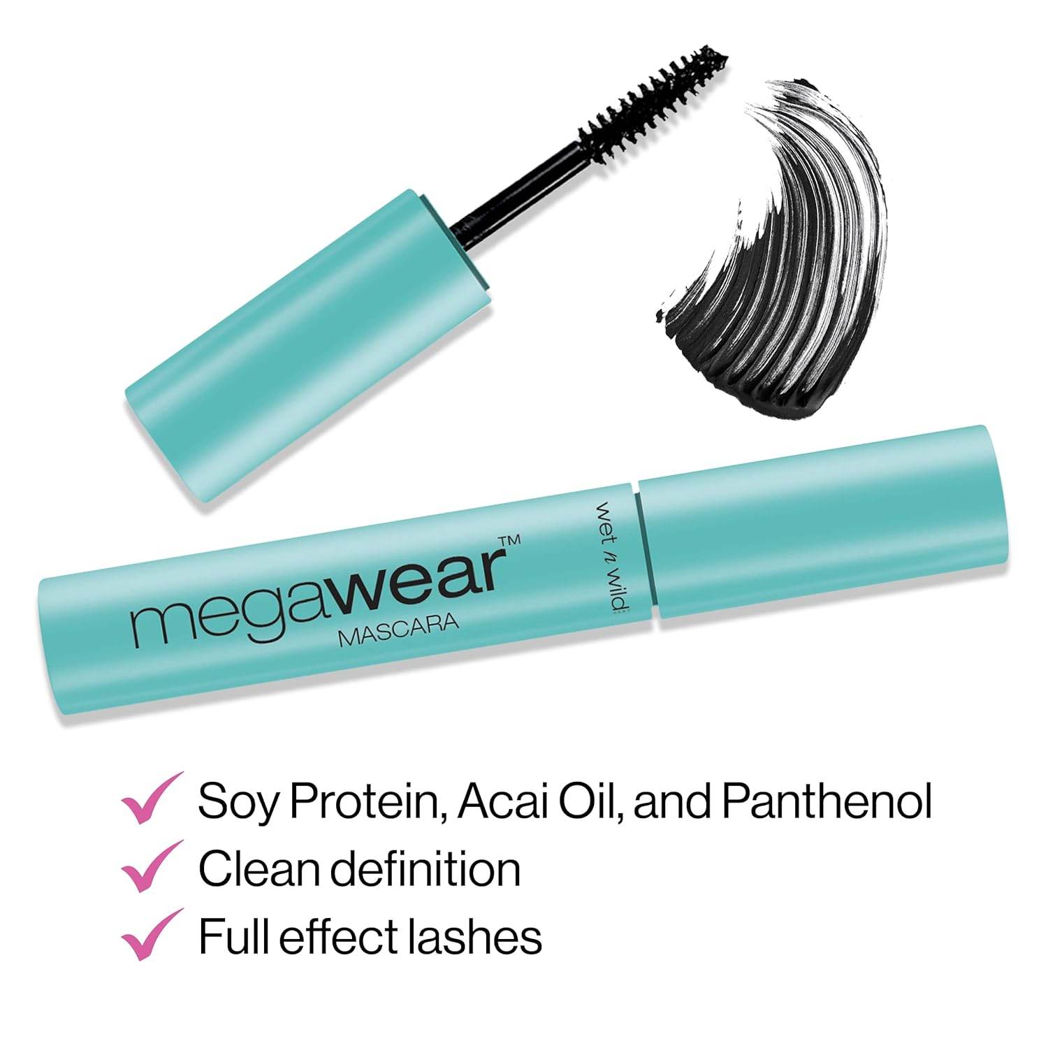 Wet n Wild Enhance and Define Megawear Mascara, Black, 1 Oz, 0.24 Fl Oz (Pack of 1) (C136) - Concordia Style Boutique