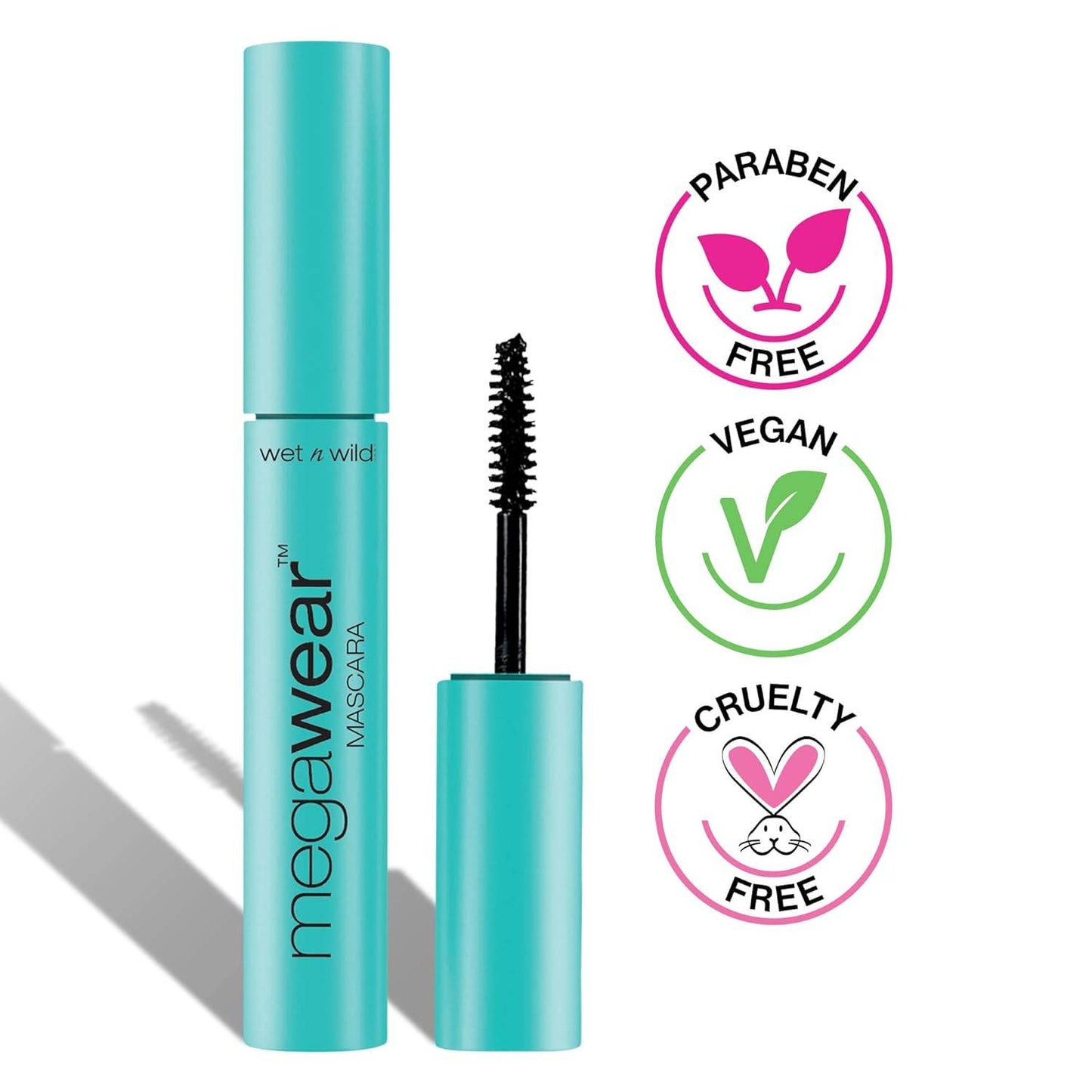 Wet n Wild Enhance and Define Megawear Mascara, Black, 1 Oz, 0.24 Fl Oz (Pack of 1) (C136) - Concordia Style Boutique