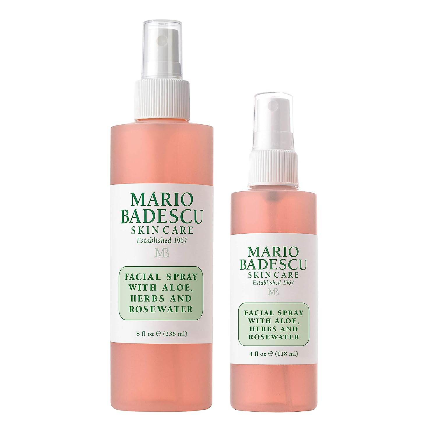 Mario Badescu Facial Spray with Aloe, Herbs and Rose Water for All Skin Types, Face Mist that Hydrates, Rejuvenates & Clarifies - Concordia Style Boutique