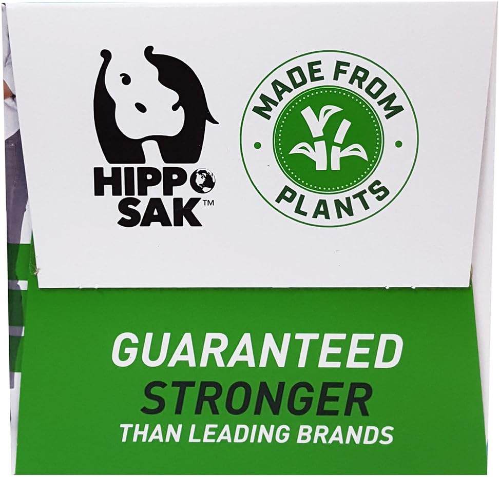 Plant Based - Hippo Sak Tall Kitchen Bags with Handles, 13 gallon (45 Count or 90 Count) - Concordia Style Boutique