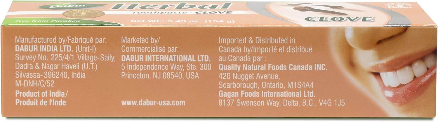 Natural Toothpaste - Refreshing Herbal Care for Oral Health - Promotes Clean, Healthy Teeth and Gums - Elevate Your Oral Hygiene Routine with Smile - Paraben Free - Enriched with Clove - 100 ML - Concordia Style Boutique