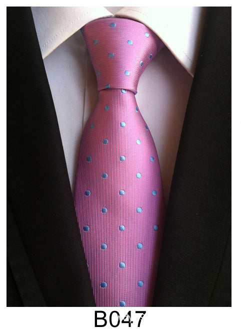 Factory Tie Polyester Jacquard Tie Men's Casual Formal Wear Professional Business Tie Spot Supply