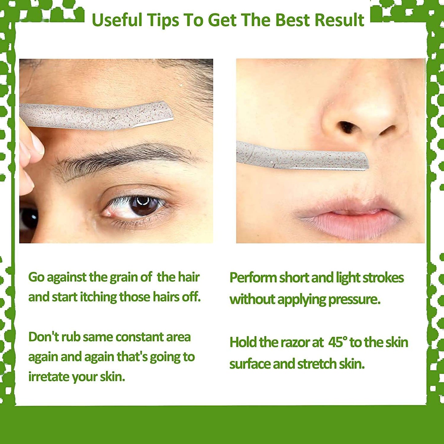 Biodegradable Eyebrow Razor For Women - Concordia Style Boutique