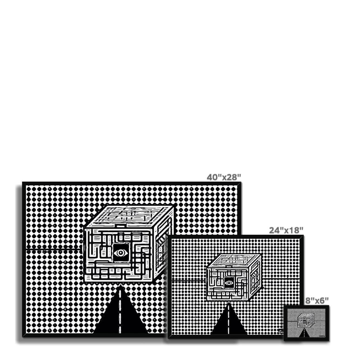 The Cube Framed Print - Concordia Style Boutique