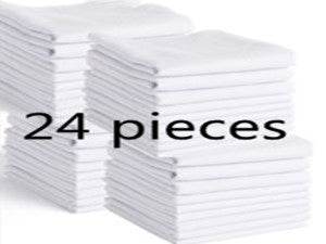 Scotamalone Men's Handkerchiefs 100% Soft Cotton White Hankie Hankerchieves - Concordia Style Boutique