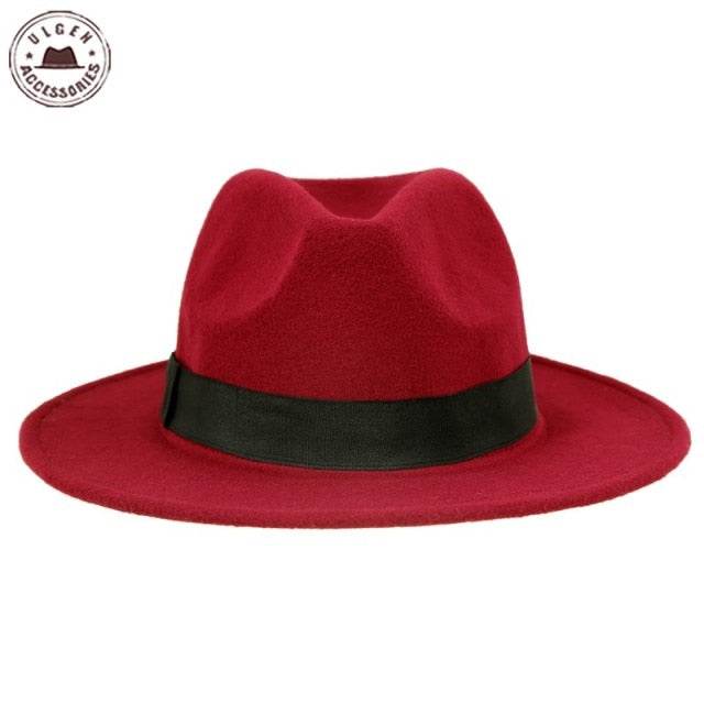 Vintage Unisex Wool Jazz Fedora Hat for Women and Men - Concordia Style Boutique
