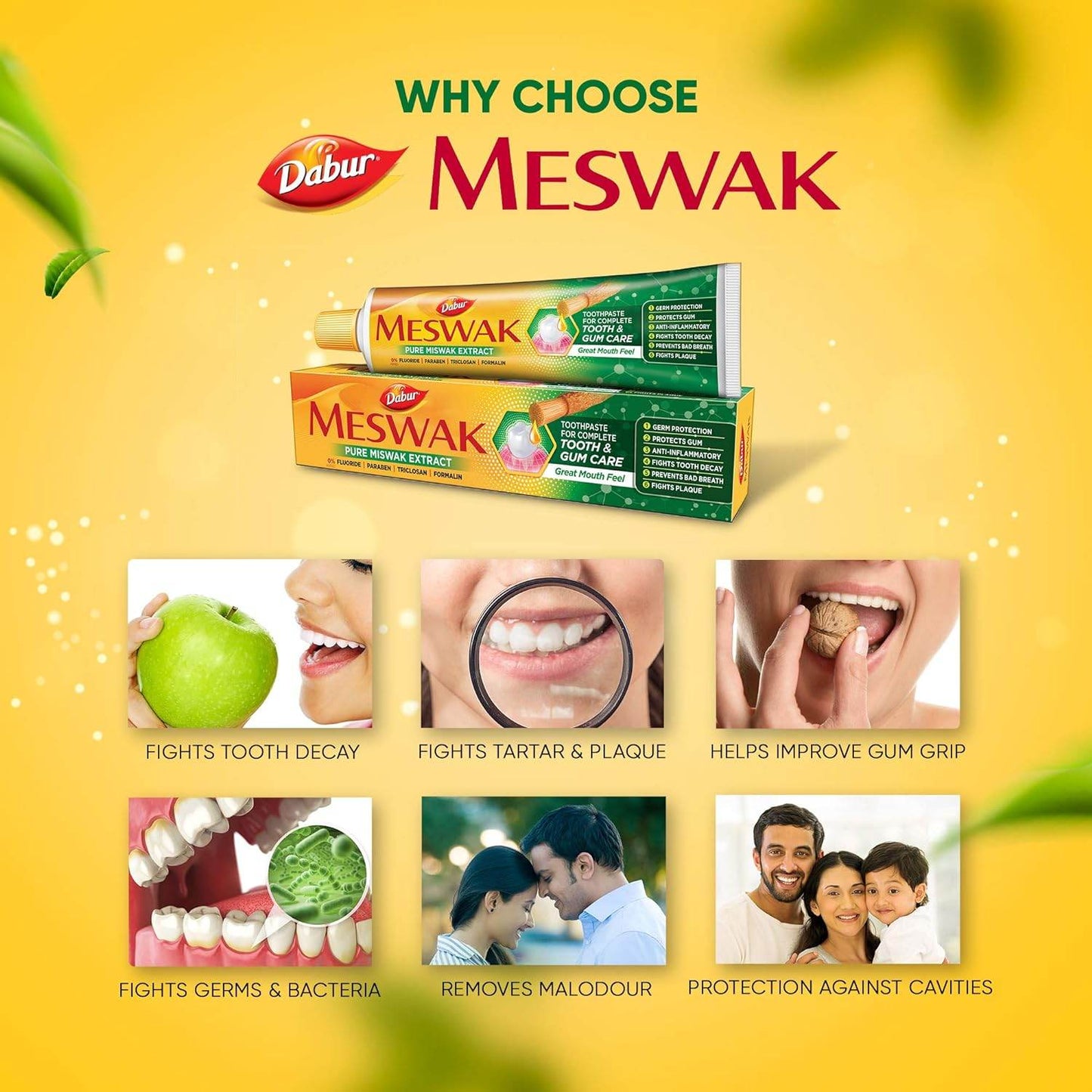 Meswak Toothpaste - 300 g (Family Pack) - Concordia Style Boutique