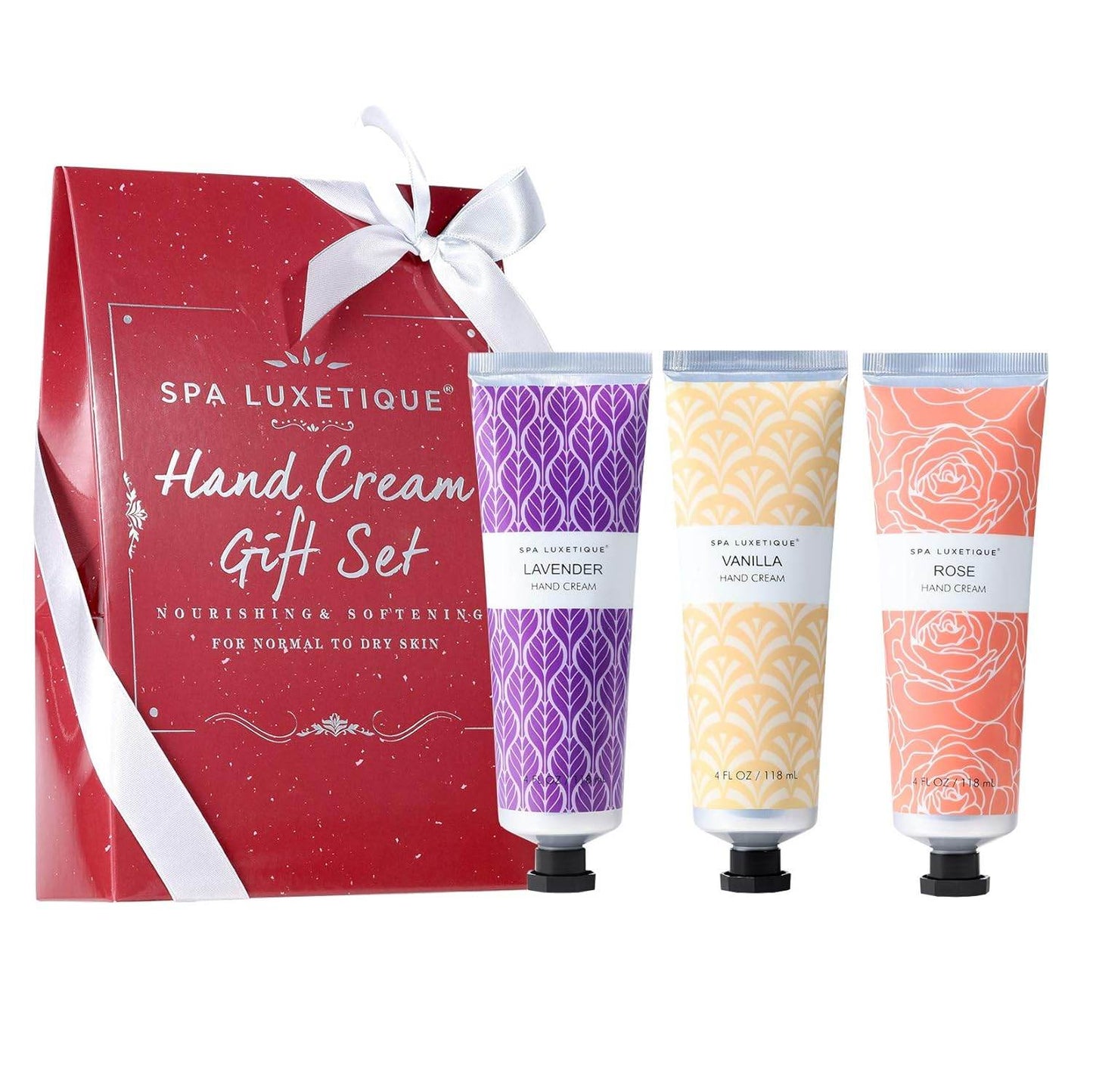 Hand Cream Gift Set, Spa Luxetique 12 oz Hand Cream for Women, Cherry Blossom Almond and Ocean Scent Hand Lotion, 4oz x 3pcs, Hand Cream for Rough & Dry Hands, Gift Sets - Concordia Style Boutique