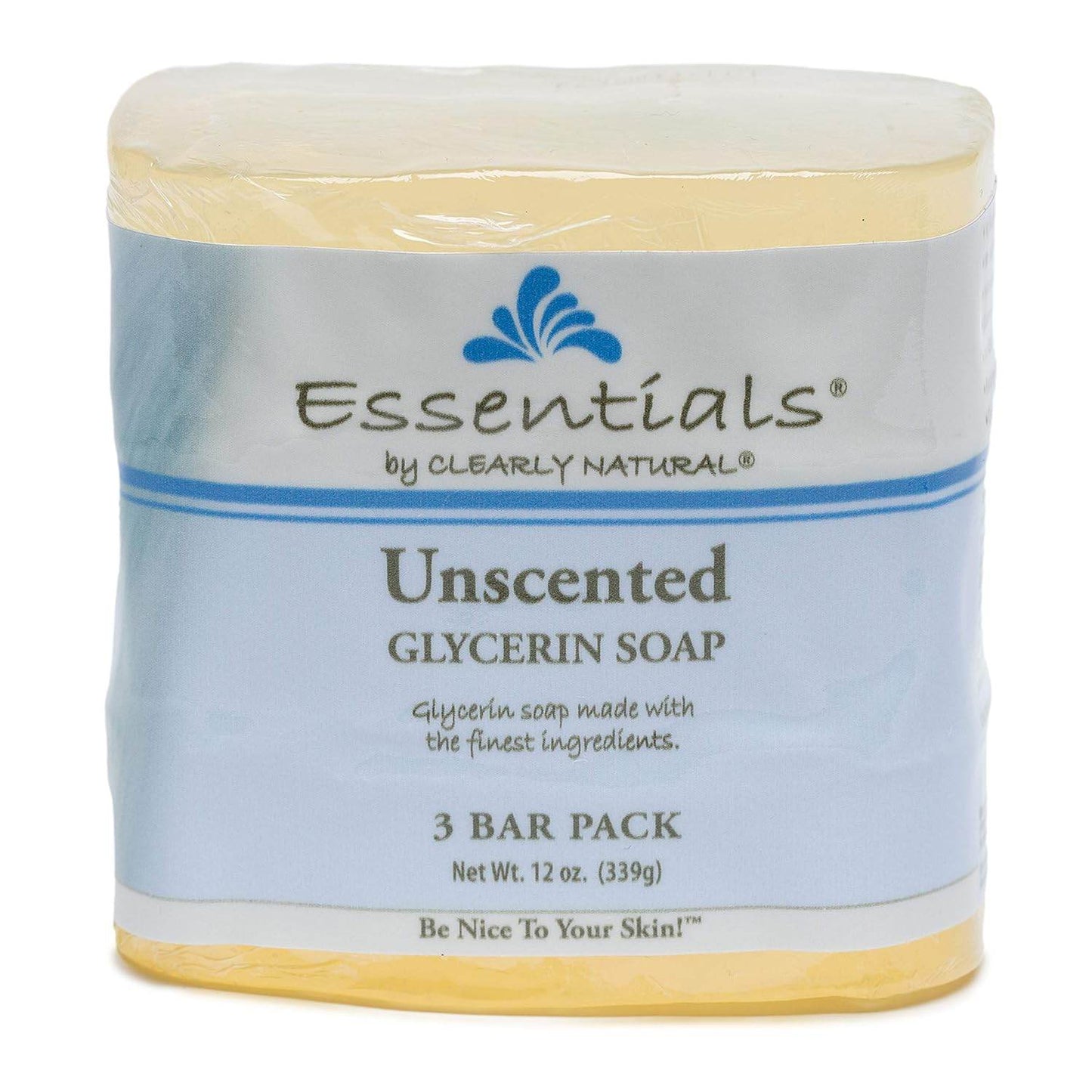 Clearly Natural Glycerine Bar Soap, Unscented - Concordia Style Boutique