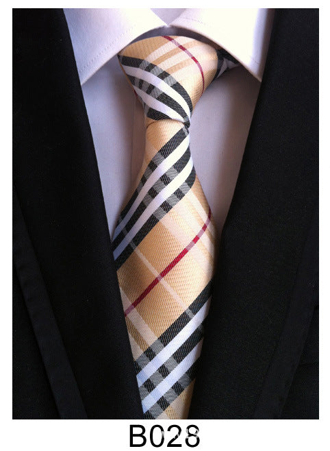 Factory Tie Polyester Jacquard Tie Men's Casual Formal Wear Professional Business Tie Spot Supply