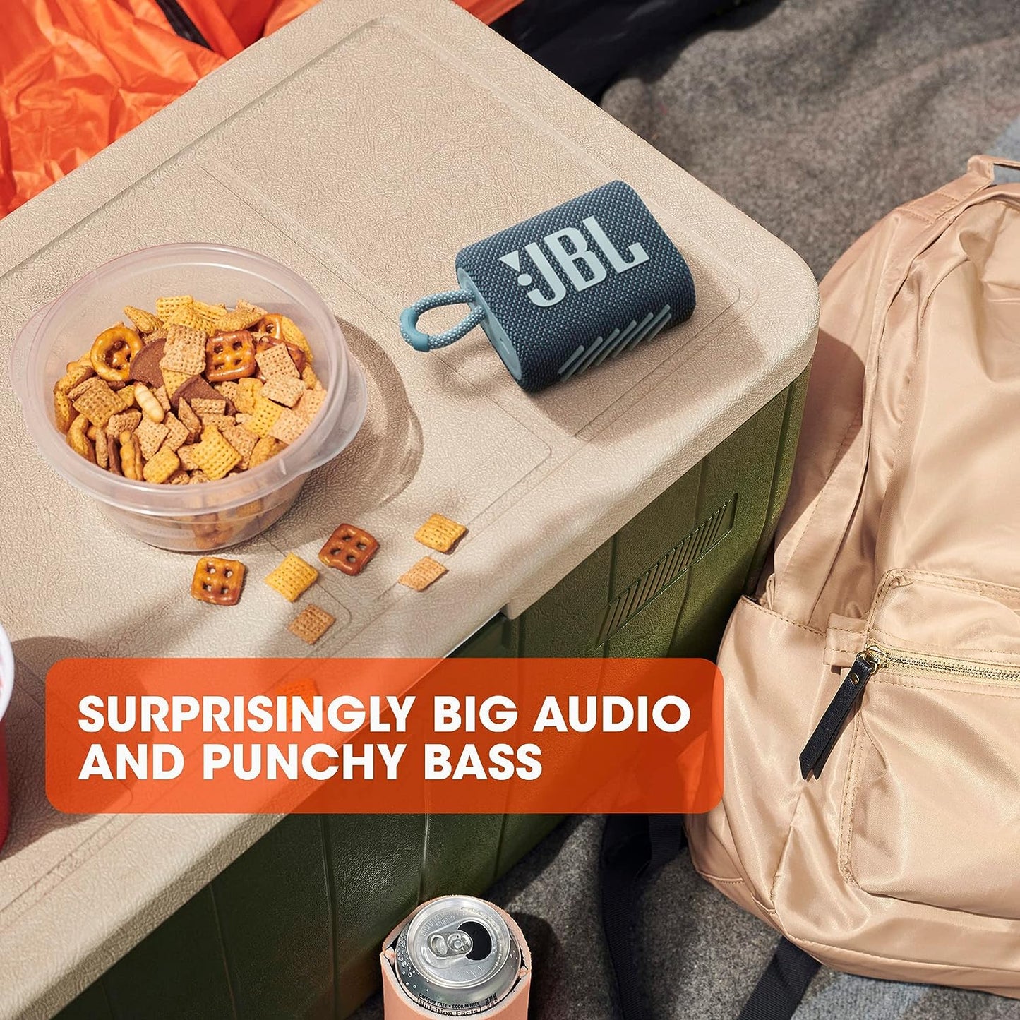 JBL Go 3: Portable Speaker with Bluetooth, Built-in Battery, Waterproof and Dustproof Feature - Black - Concordia Style Boutique