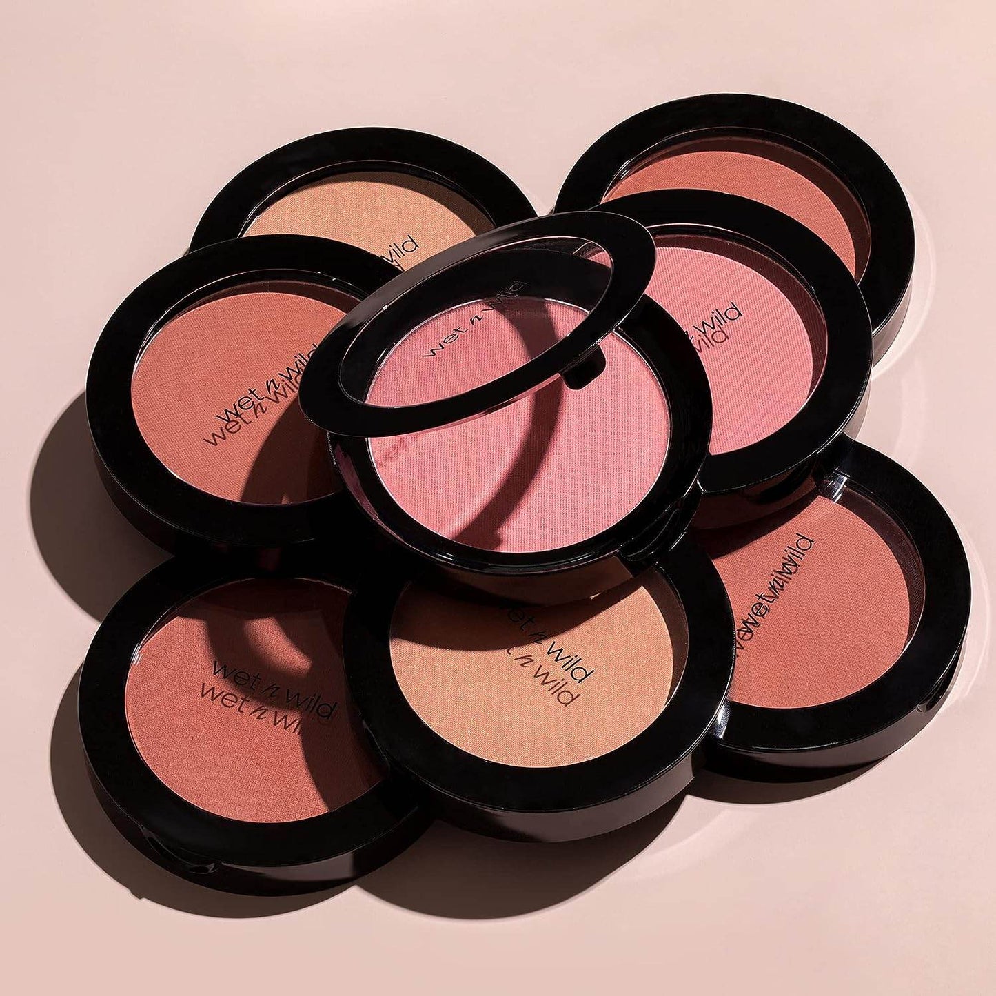 Wet n Wild Color Icon Blush Powder Makeup, Pinch Me Pink | Matte Natural Glow | Moisturizing Jojoba Oil - Concordia Style Boutique