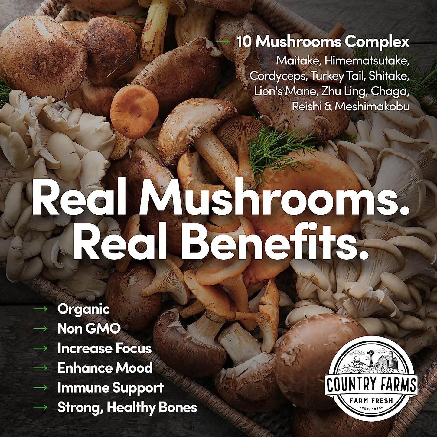 Super Greens Natural Flavor, 50 Organic Super Foods, USDA Organic Drink Mix, Mushrooms & Probiotics, Supports Energy, 20 Servings, 10.6 Oz - Concordia Style Boutique