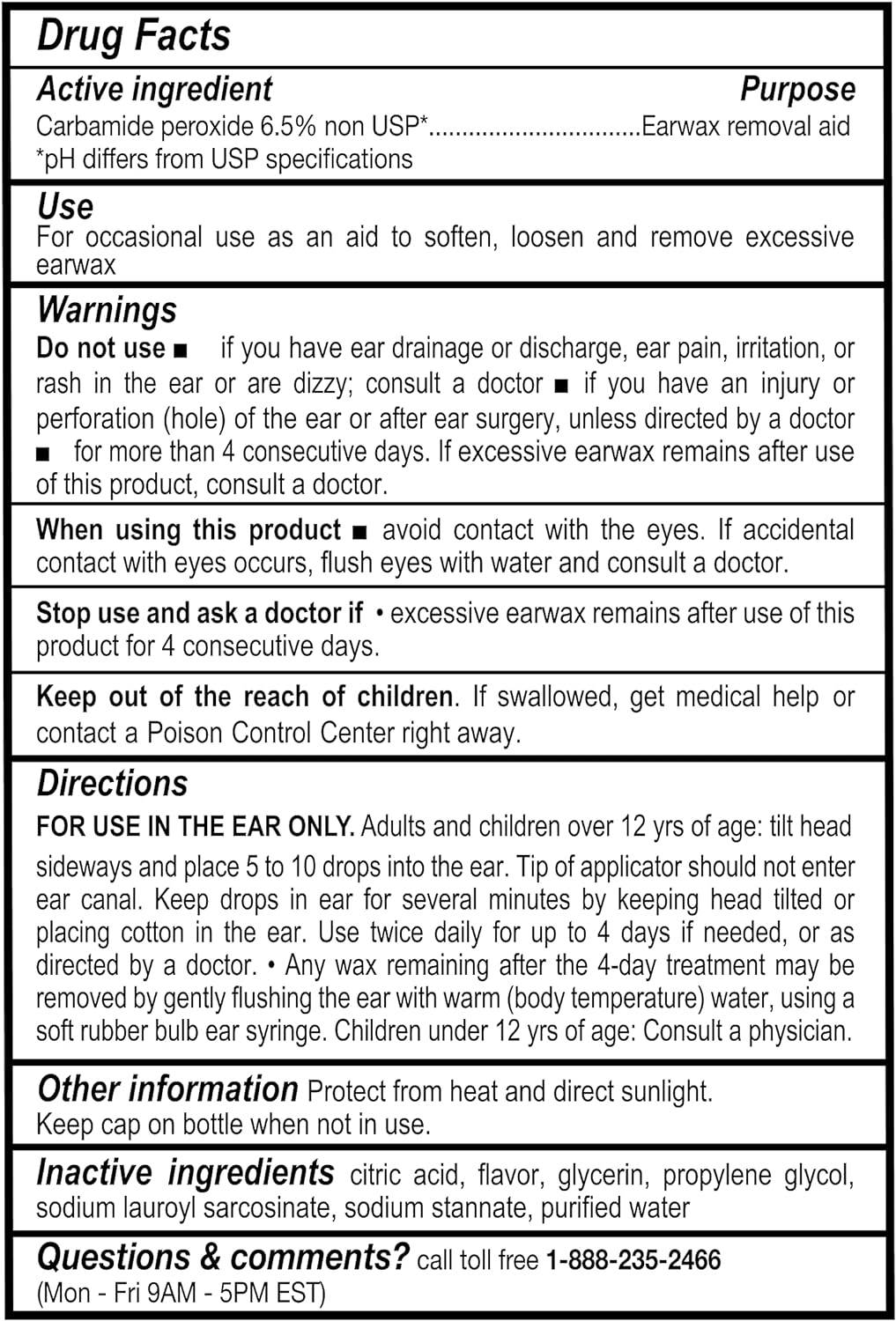 A+ Health Earwax Removal Kit, Carbamide Peroxide 6.5%, Made in USA, Drops and Ear Bulb Syringe, 0.5 Ounces - Concordia Style Boutique