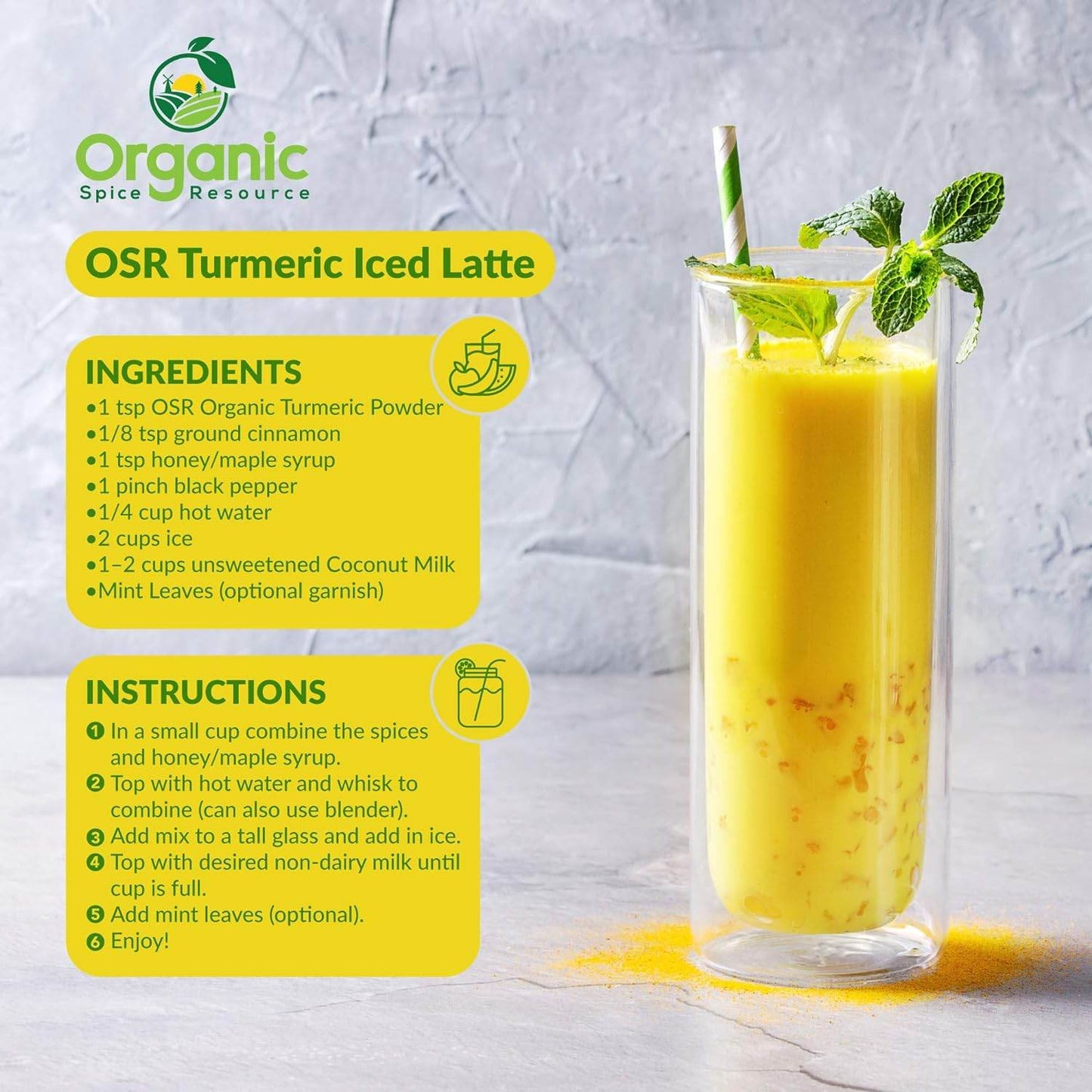 Organic Turmeric Root Powder | 8oz or 16 oz (1 lbs) | Lab Tested for Heavy Metal and Purity, Resealable Kraft Bag, Non-GMO, Curcumin Powder - 100% Raw from India, by SHOPOSR (8oz) - Concordia Style Boutique