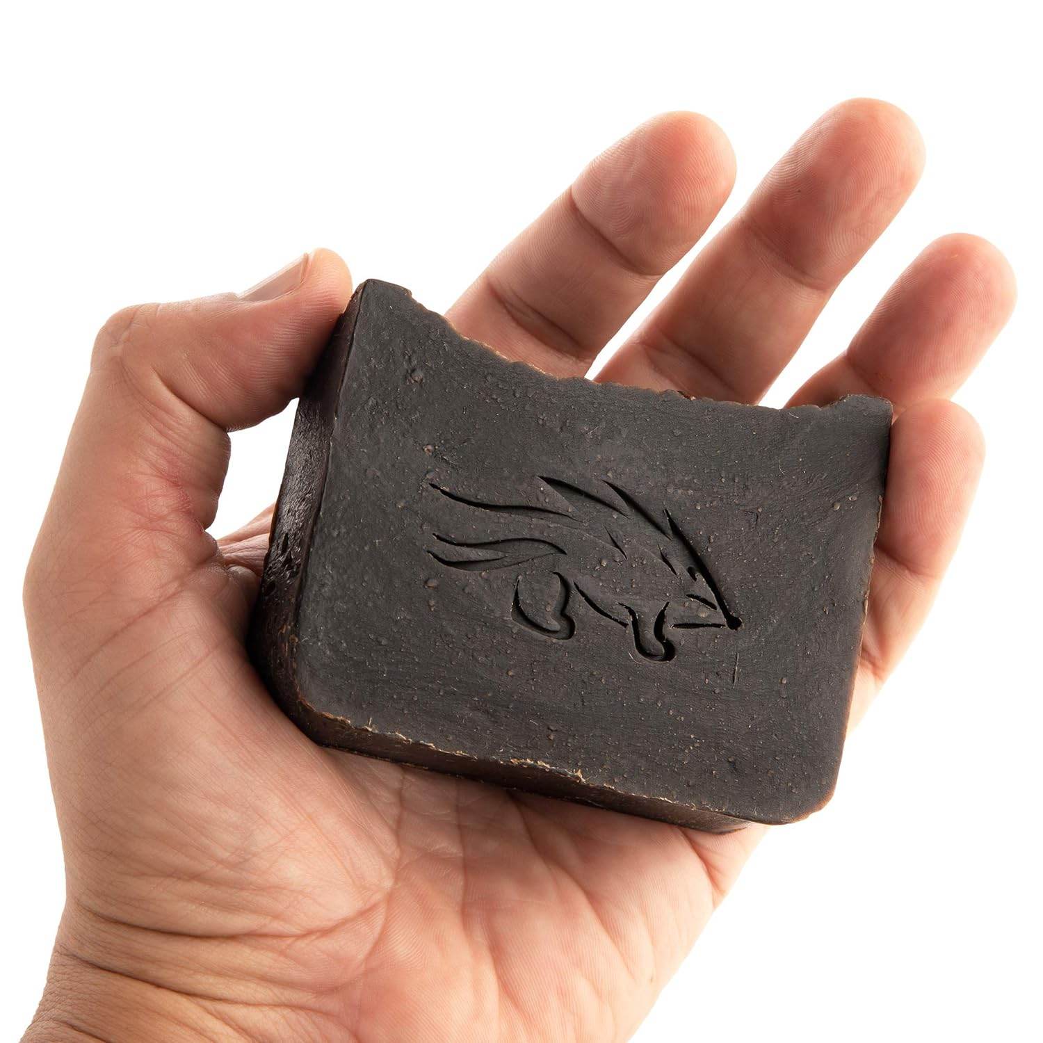 Natural Pine Tar Soap for Men and Women, 4 oz Bar, 20% Pine Tar - Handmade Body Soap to Help Relieve Symptoms of Eczema and Psoriasis - Creosote Free - Strong Smoky Campfire Like Scent - Concordia Style Boutique