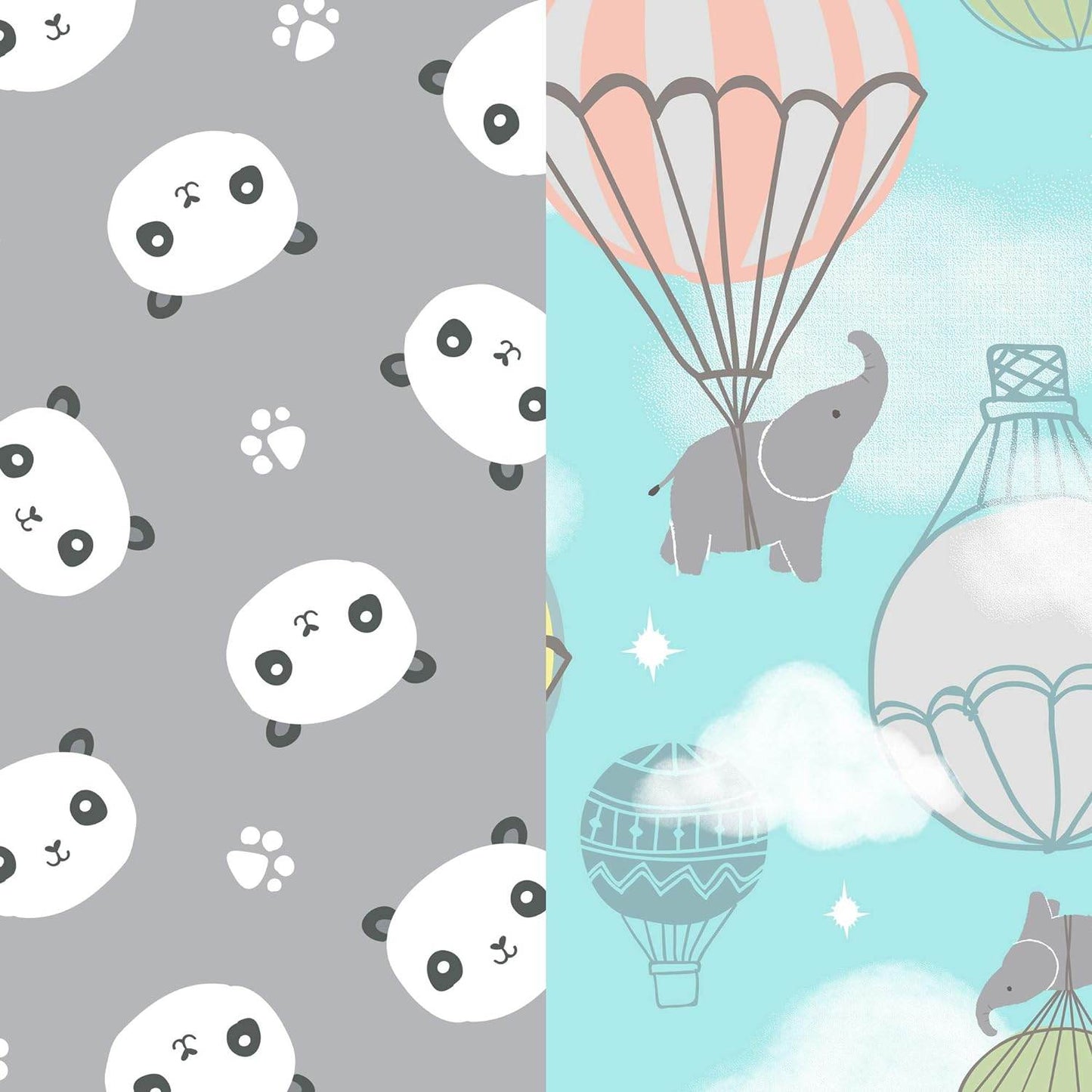 The Honest Company Clean Conscious Diapers | Plant-Based, Sustainable | Above It All + Pandas | Club Box, Size Newborn, 76 Count - Concordia Style Boutique