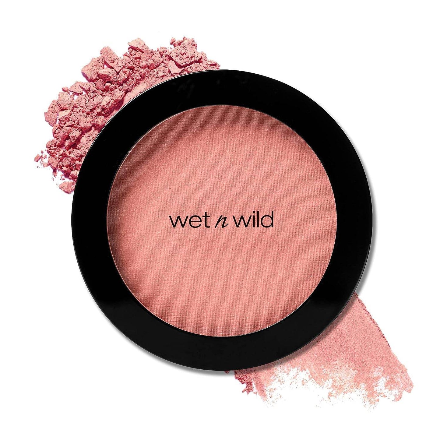 Wet n Wild Color Icon Blush Powder Makeup, Pinch Me Pink | Matte Natural Glow | Moisturizing Jojoba Oil - Concordia Style Boutique