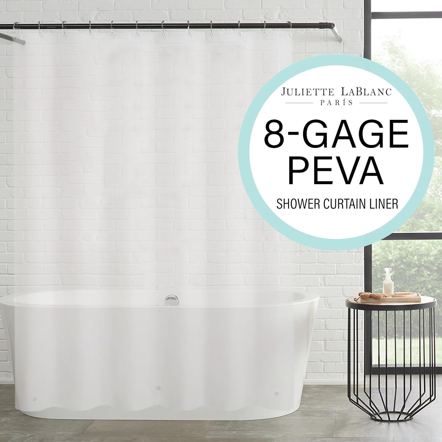 Juliette LaBlanc- Chloride Free -Biodegradable PEVA 72" x 72" Peva Shower Curtain Liner, Clear - Premium Shower Curtain Liner from Juliette LaBlanc - Just $16.97! Shop now at Concordia Style Boutique