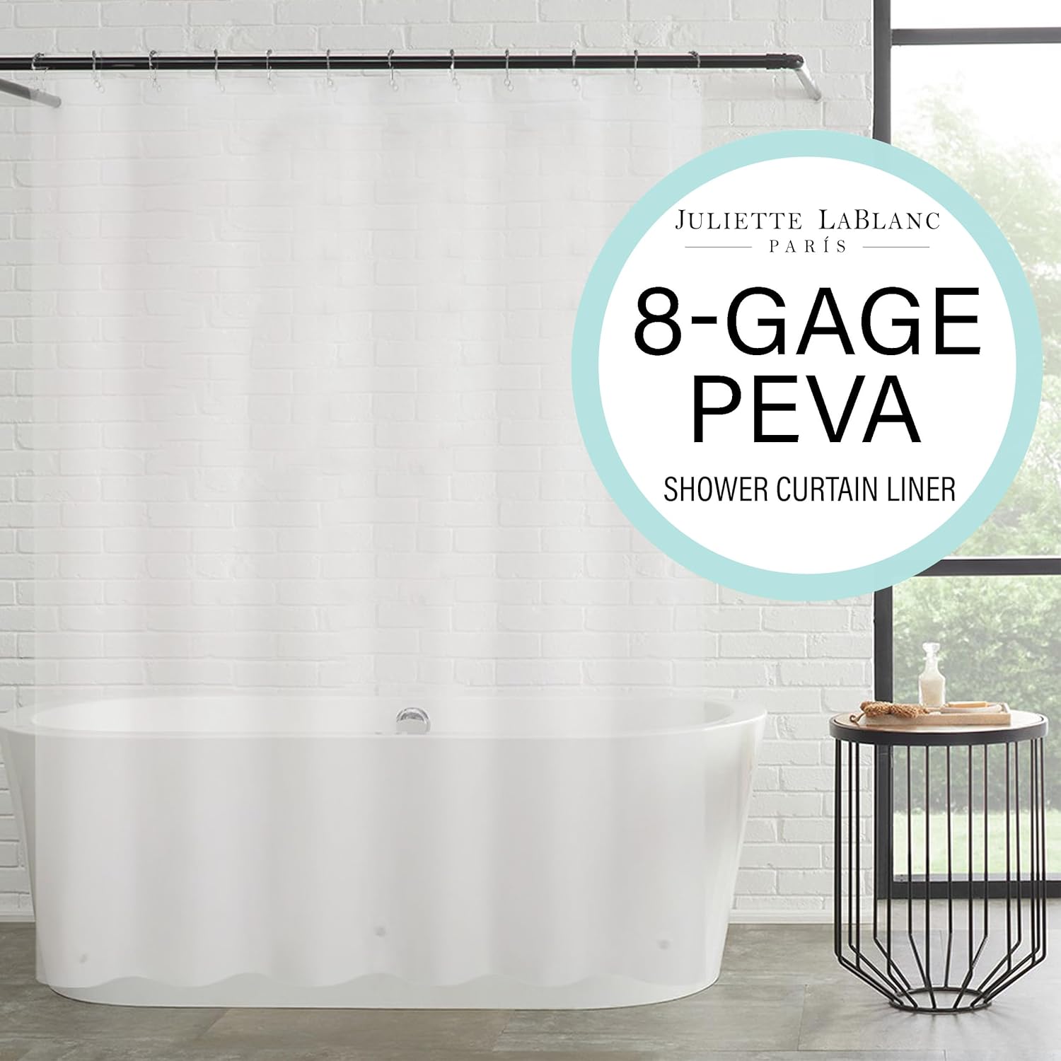 Juliette LaBlanc- Chloride Free -Biodegradable PEVA 72" x 72" Peva Shower Curtain Liner, Clear - Premium Shower Curtain Liner from Juliette LaBlanc - Just $16.97! Shop now at Concordia Style Boutique