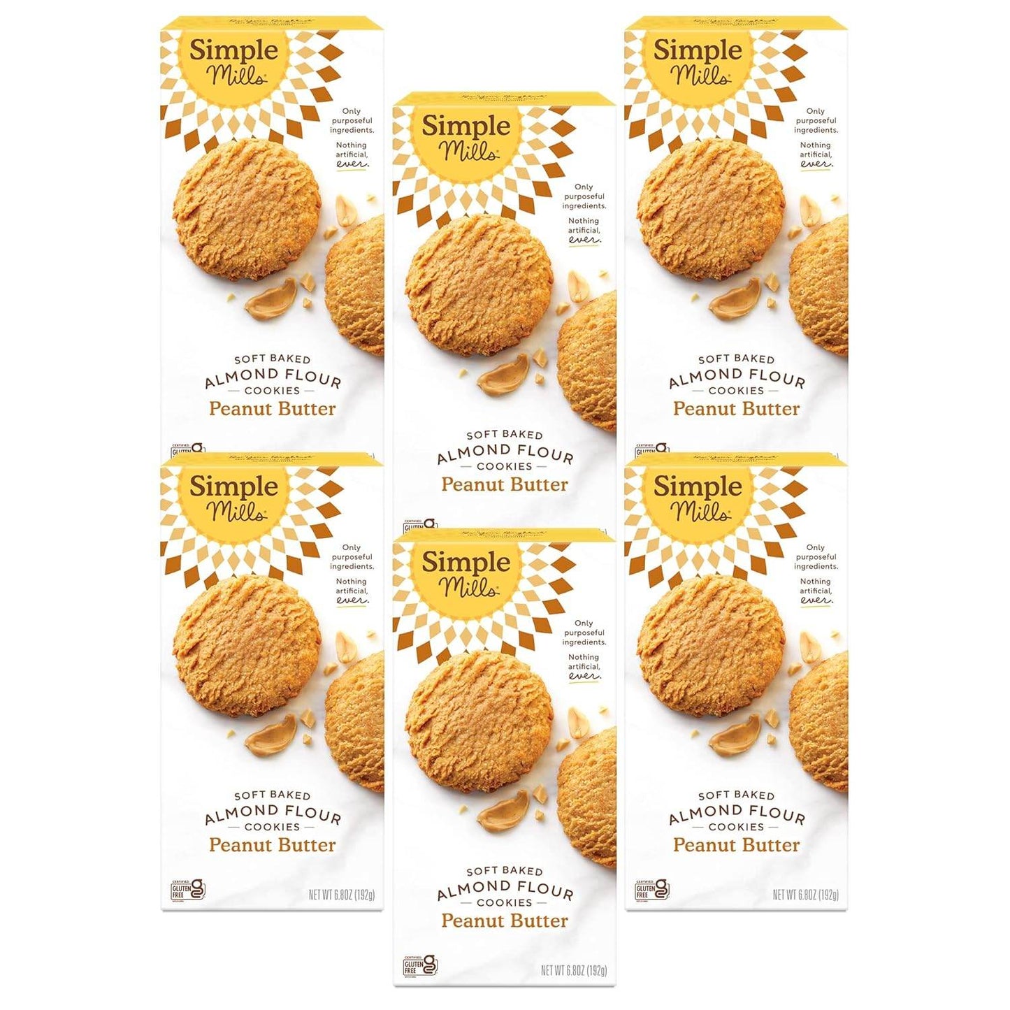 Simple Mills Almond Flour Crunchy Cookies, Chocolate Chip - Gluten Free, Vegan, Healthy Snacks, Made with Organic Coconut Oil, 5.5 Ounce (Pack of 1) - Concordia Style Boutique