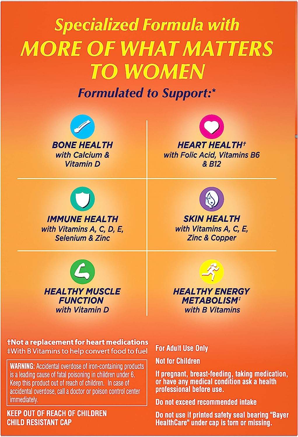 One A Day Women’s Petites Multivitamin,Supplement with Vitamin A, C, D, E and Zinc for Immune Health Support, B Vitamins, Biotin, Folate (as folic acid) & more,Tablet, 160 count - Concordia Style Boutique